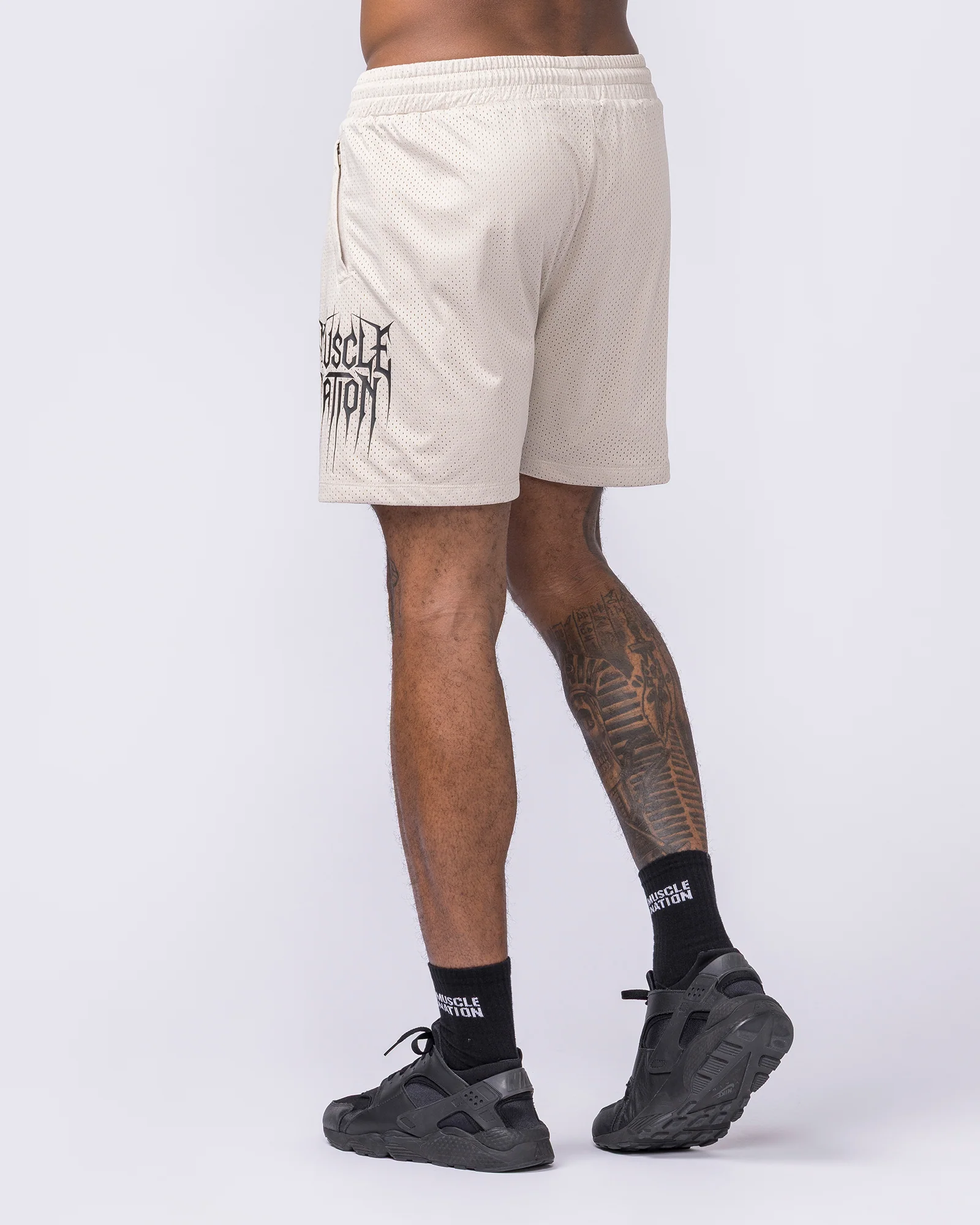 Metalcore Lay Up 5" Shorts - Cream - Image 2