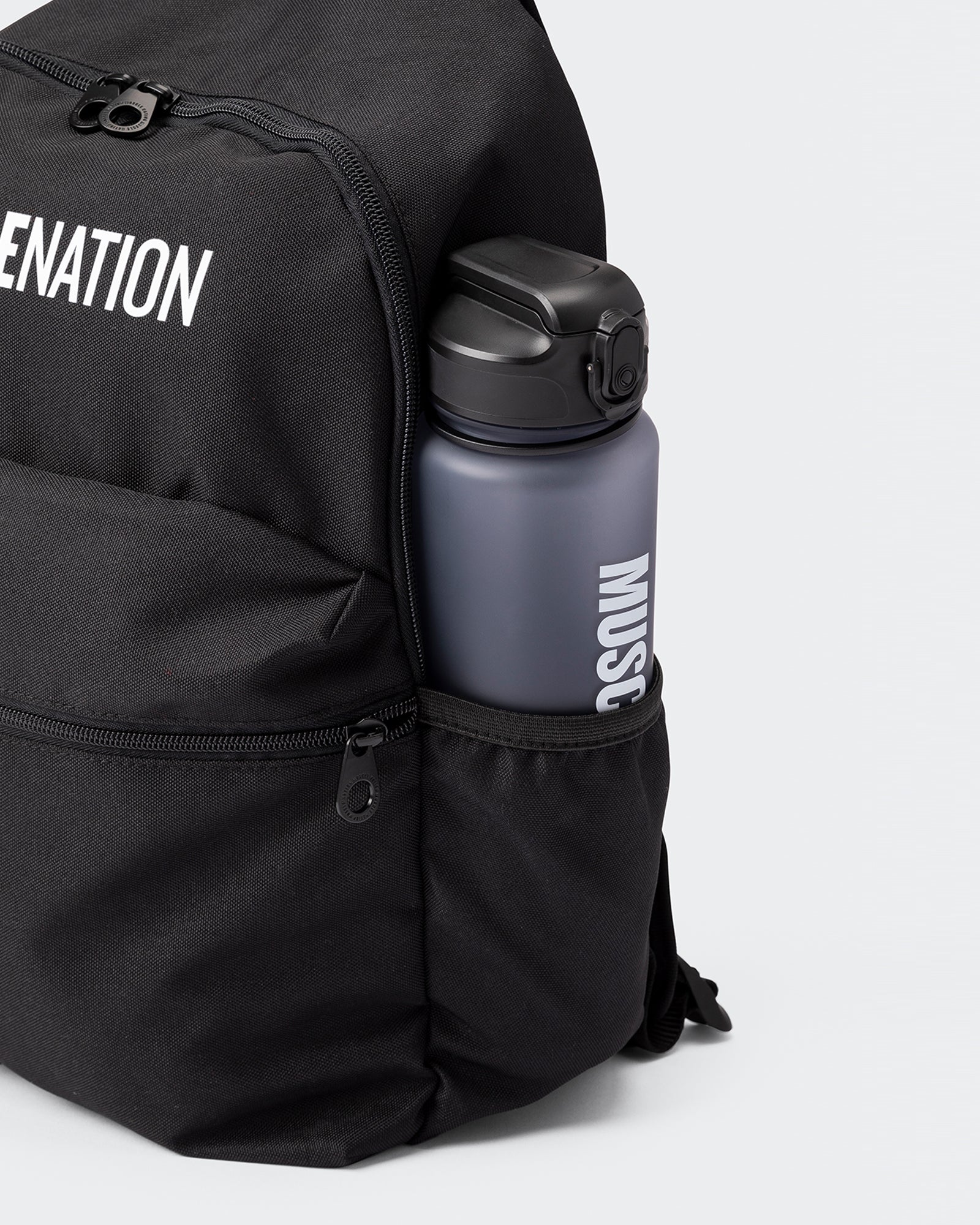 Muscle Nation Backpack - Black - Image 2