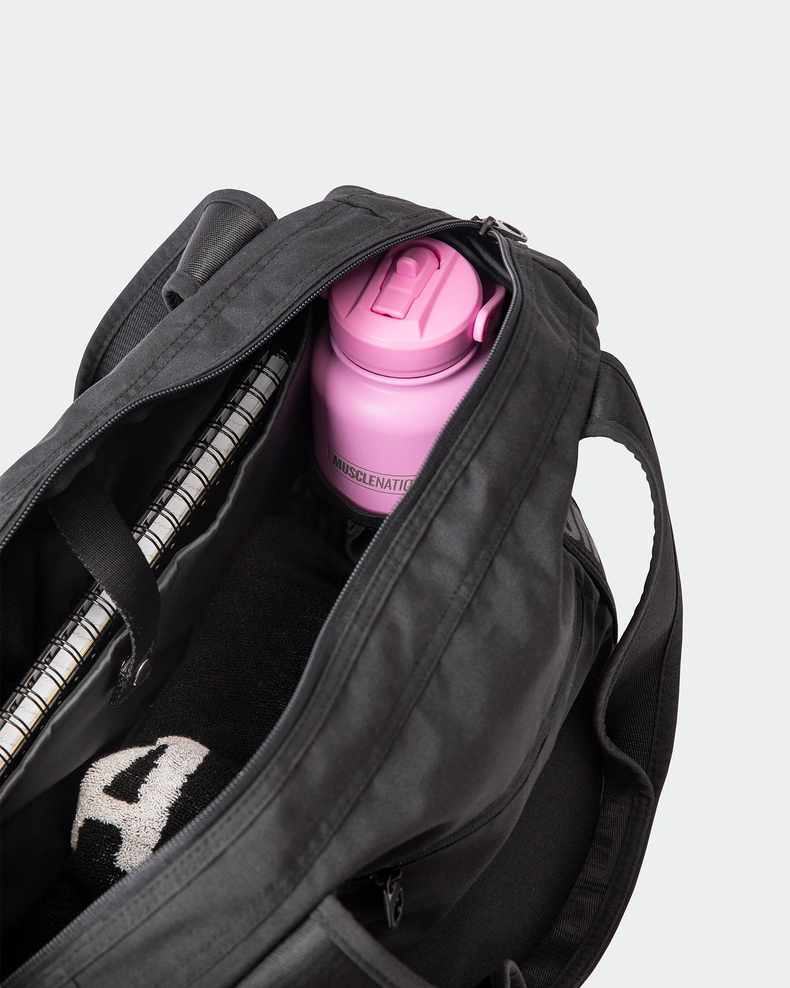 Muscle Nation Tote Bag - Black - Image 3