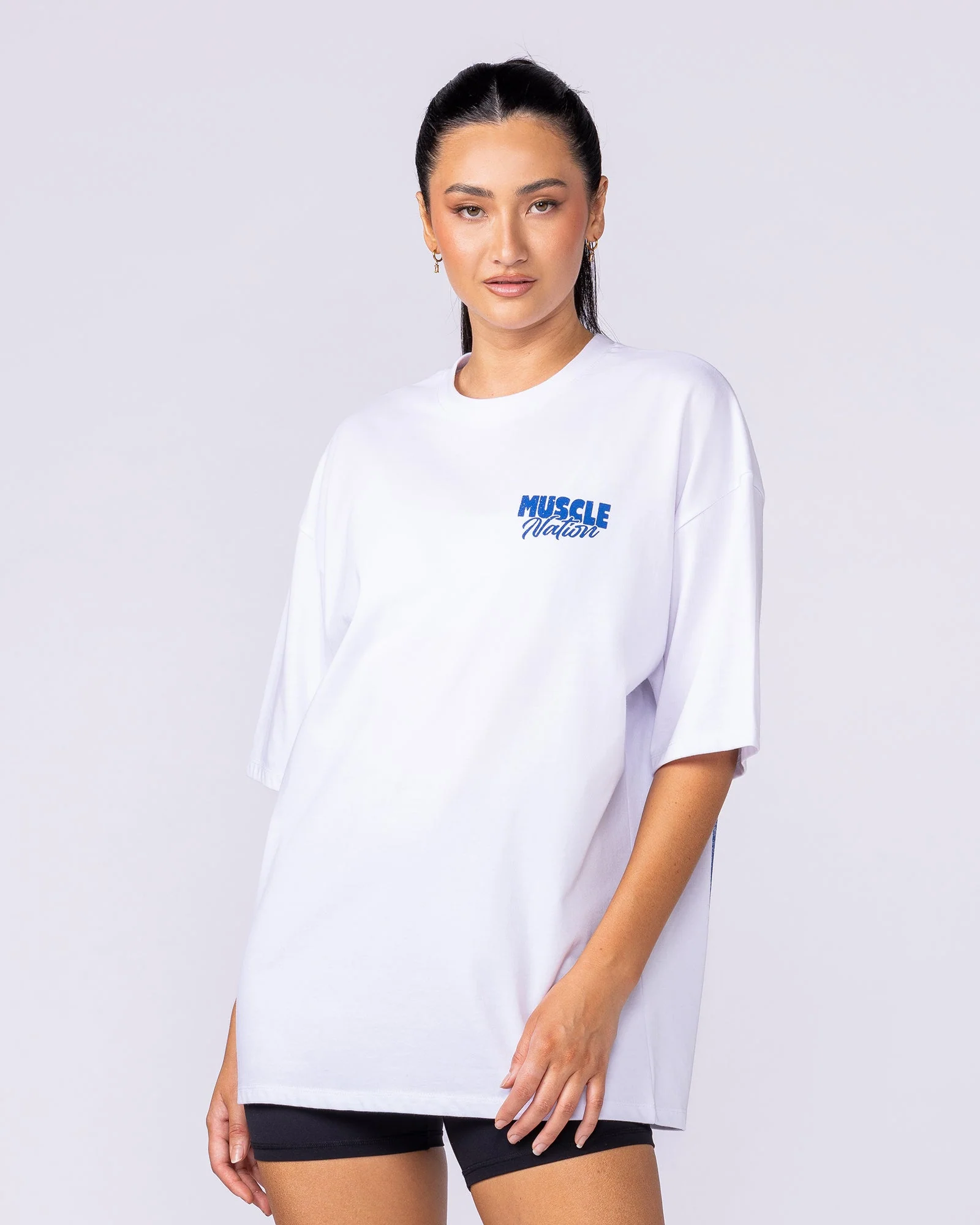 Mykonos Oversized Tee - White - Image 8