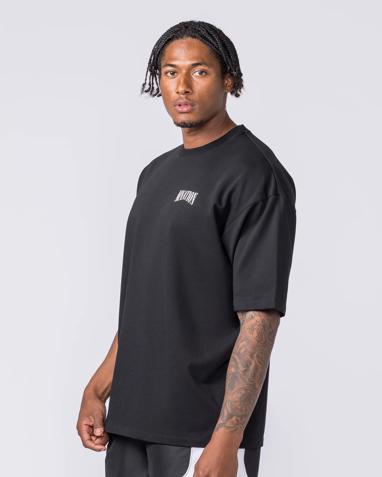 Off Duty Oversized Tee - Black - Image 3