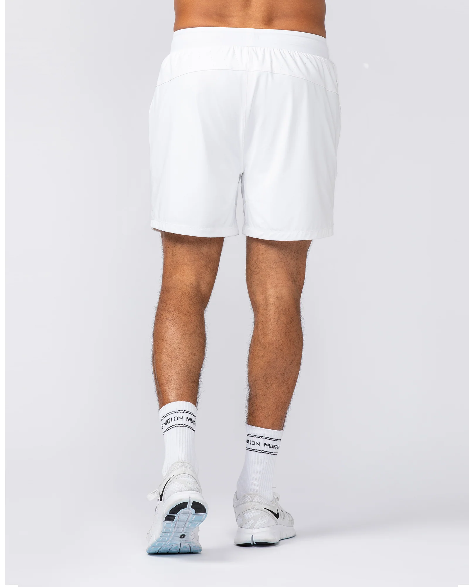 On Repeat Training 5" Shorts - White - Image 5