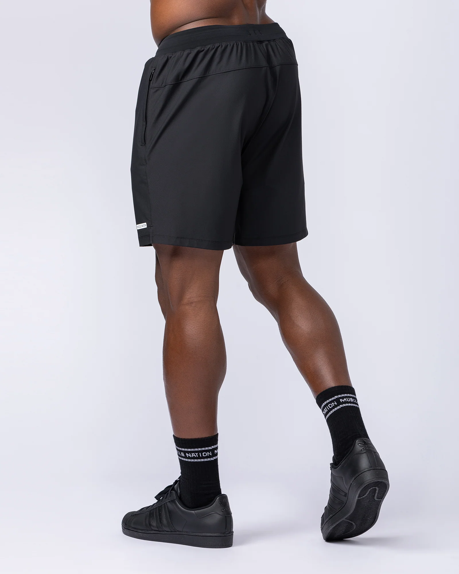 On Repeat Training 7" Shorts - Black - Image 4