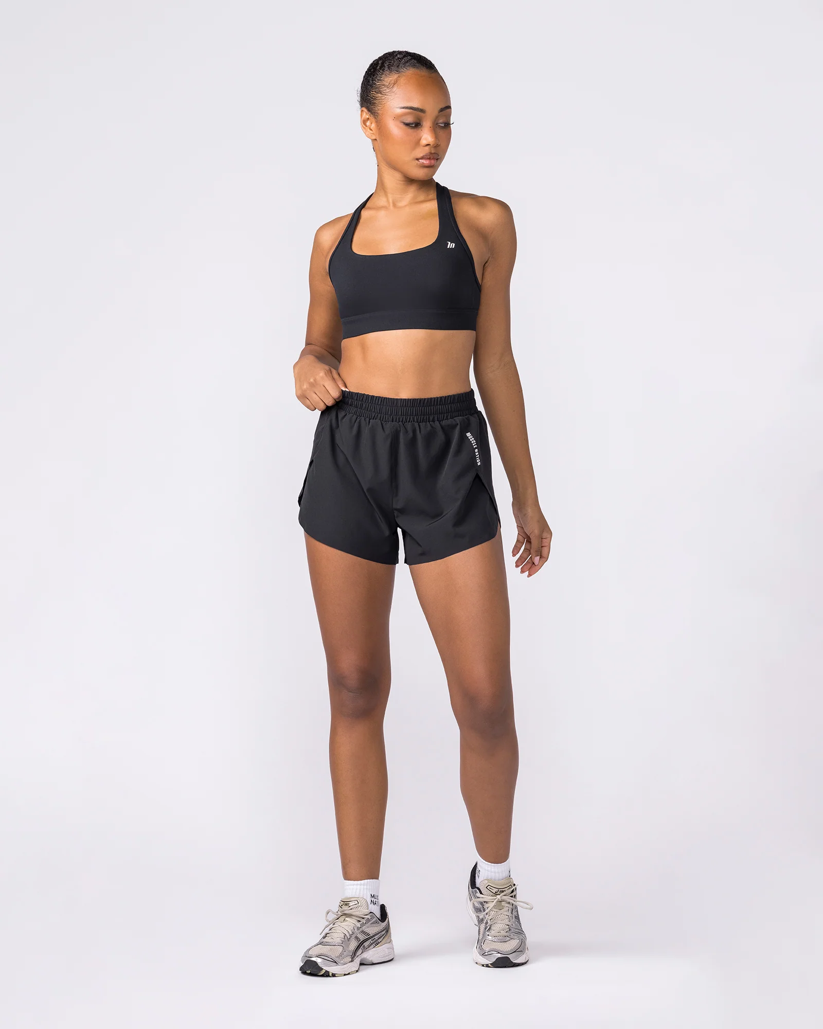 Pace High-Waisted Run Shorts - Black - Image 8