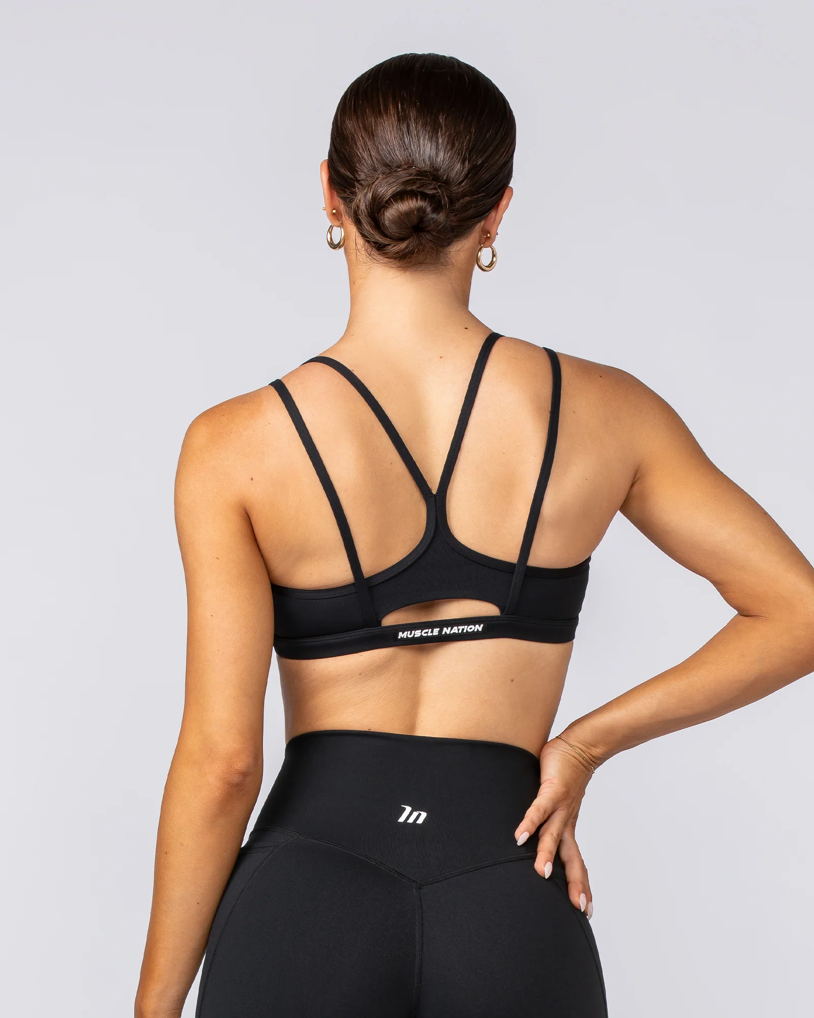 Pace It Bra - Black / Black - Image 4