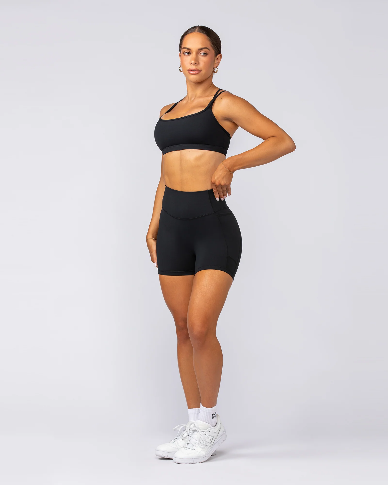 Pace It Bra - Black / Black - Image 5