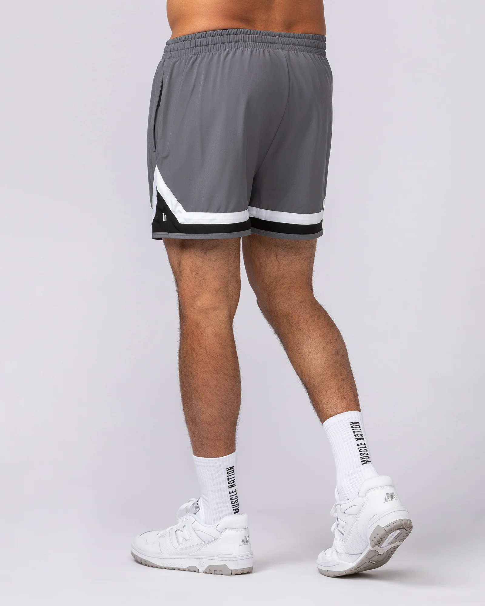 Player 4" Active Shorts - Gunmetal - Image 4