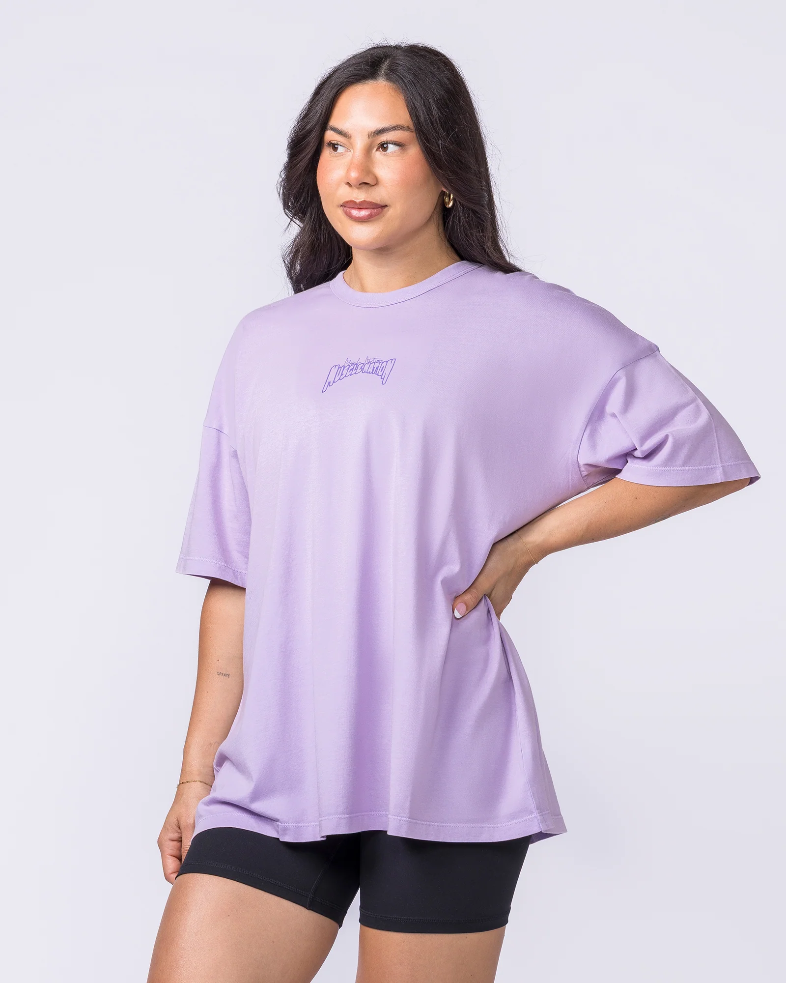 Rated R Oversized Vintage Tee - Washed Lavender - Image 4