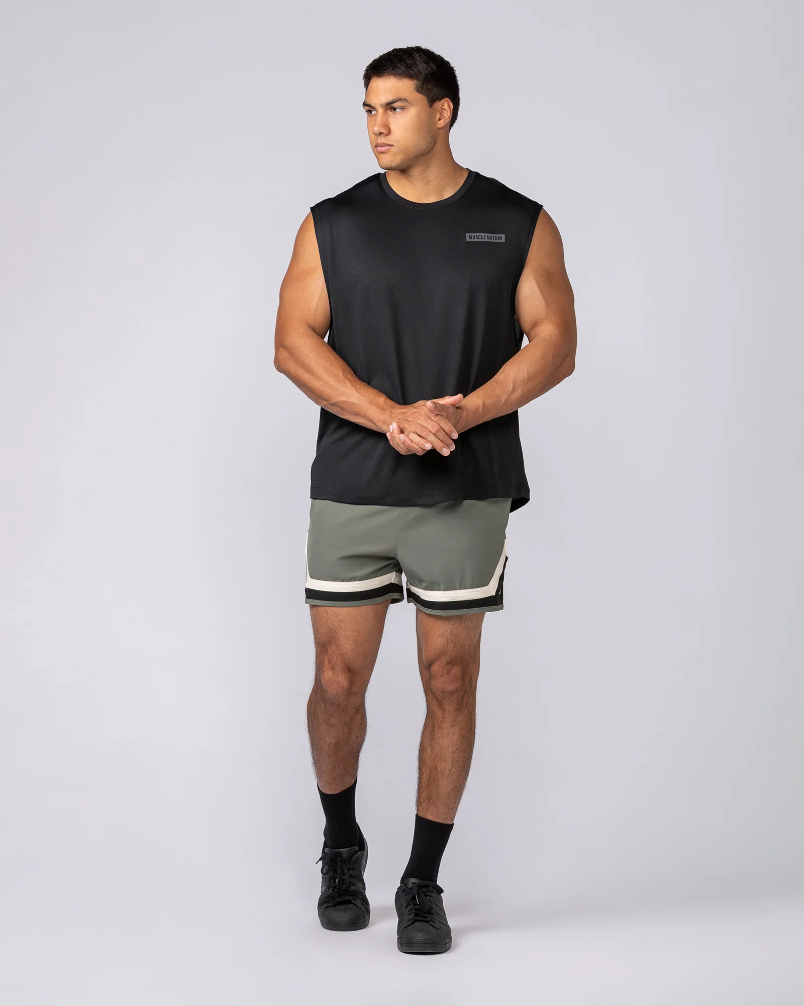 Relaxed Active Tank - Black - Image 5