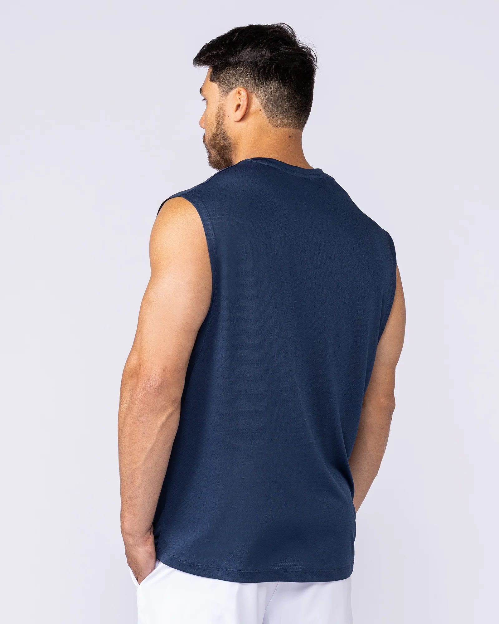 Relaxed Active Tank - Navy - Image 2