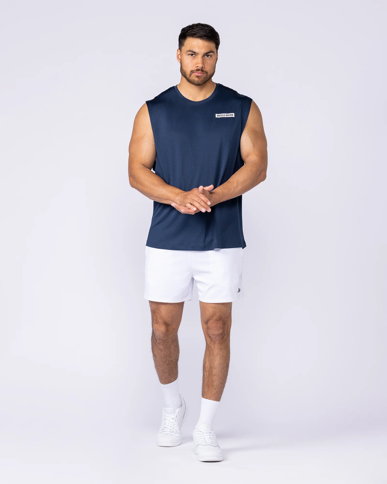 Relaxed Active Tank - Navy - Image 5
