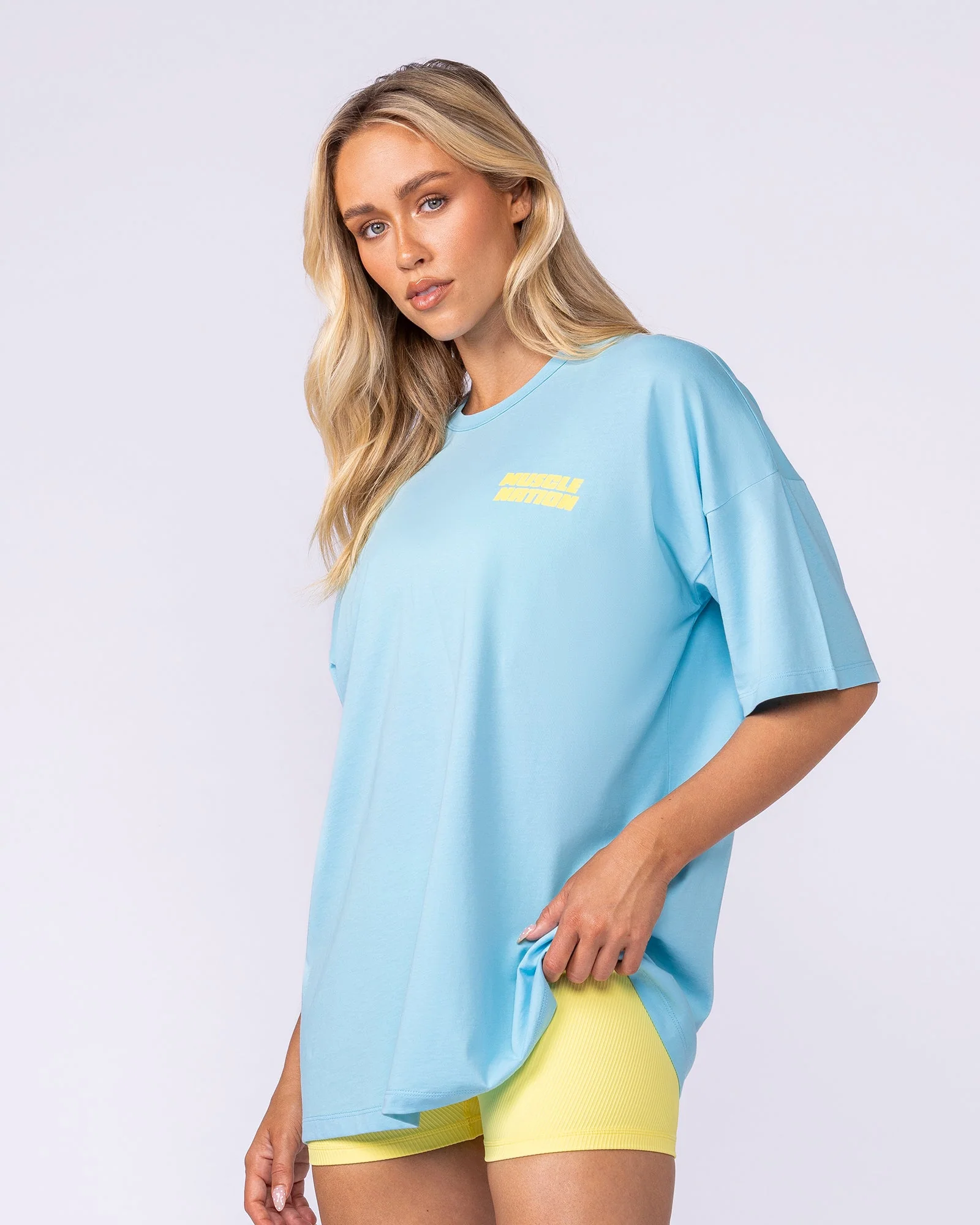 Reset Oversized Tee - Lagoon - Image 3
