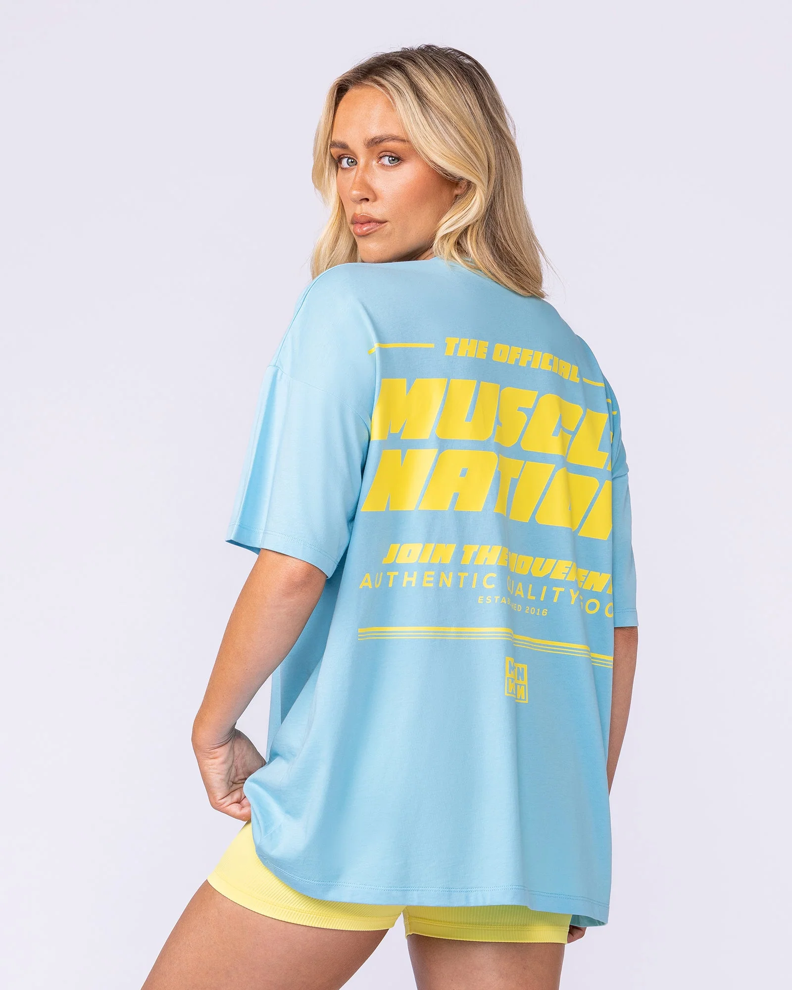 Reset Oversized Tee - Lagoon - Image 4