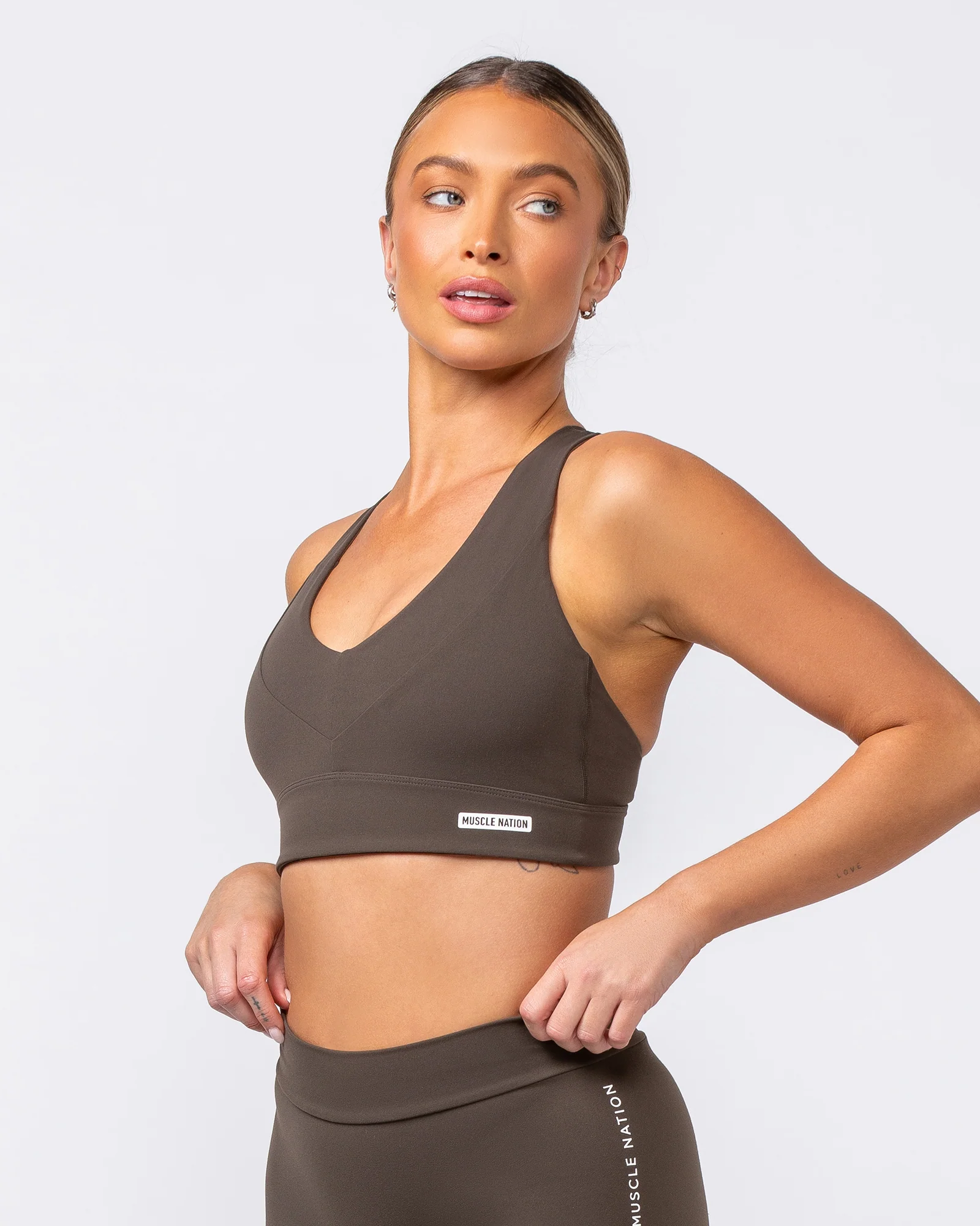 Scope Bra - Deep Brown - Image 2