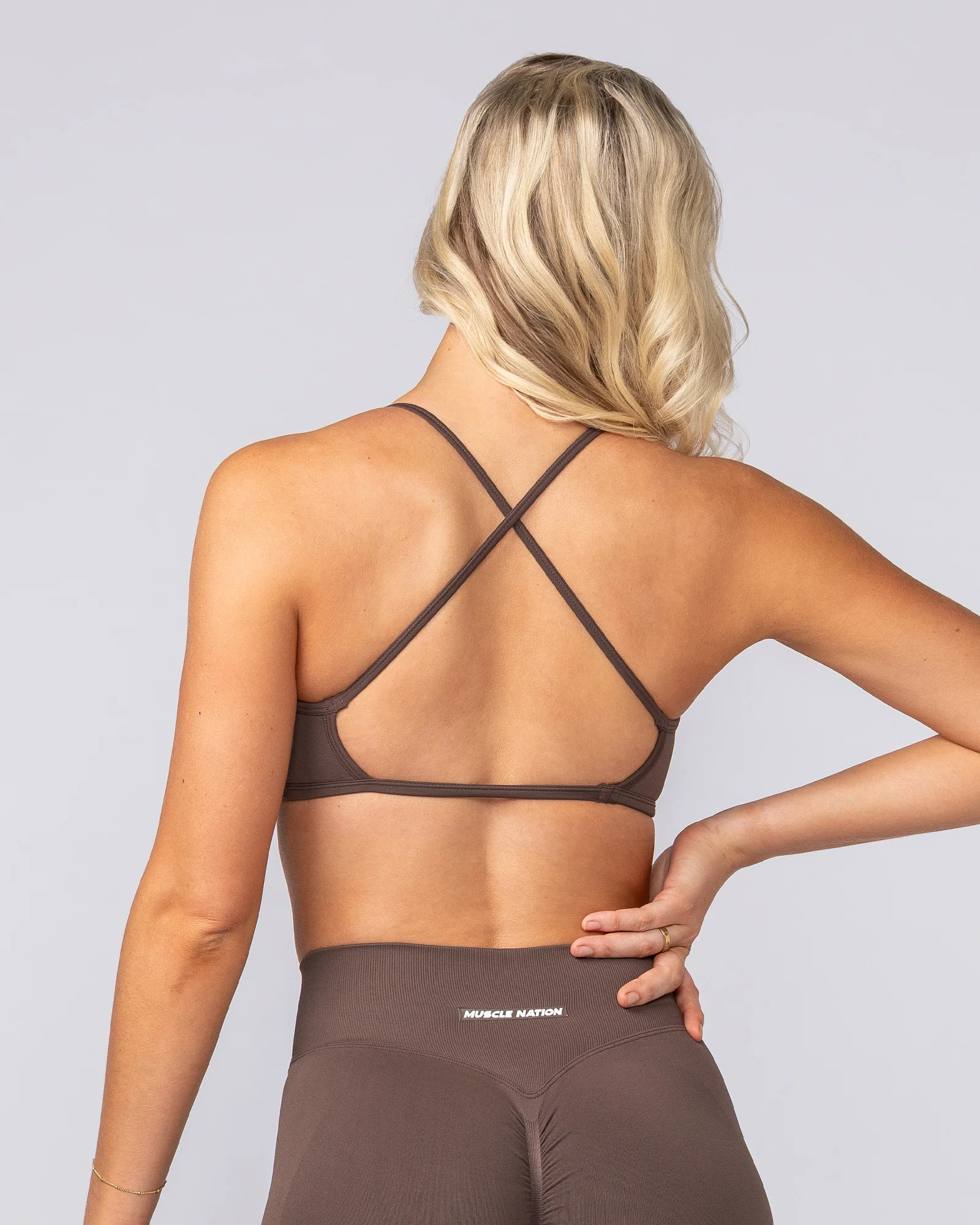 Sculpt Seamless Bralette - Cola - Image 5