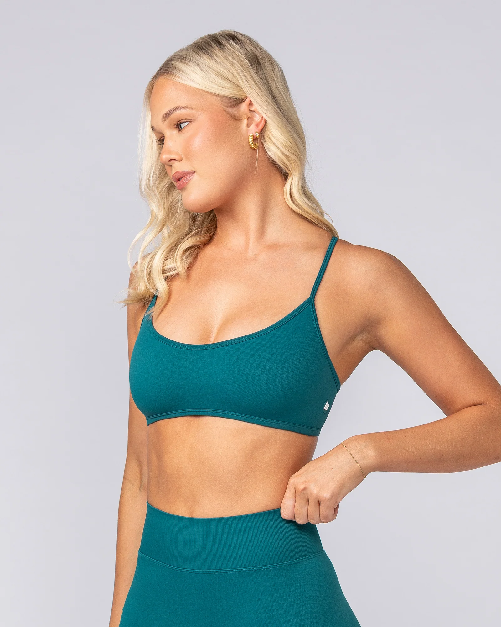 Sculpt Seamless Bralette - Deep Teal - Image 4