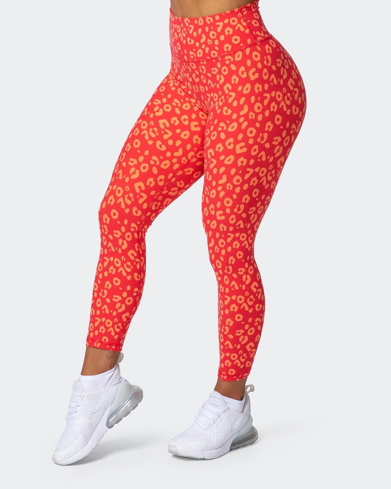 Signature Scrunch 7/8 Leggings - Vibrant Cheetah Print - Image 3