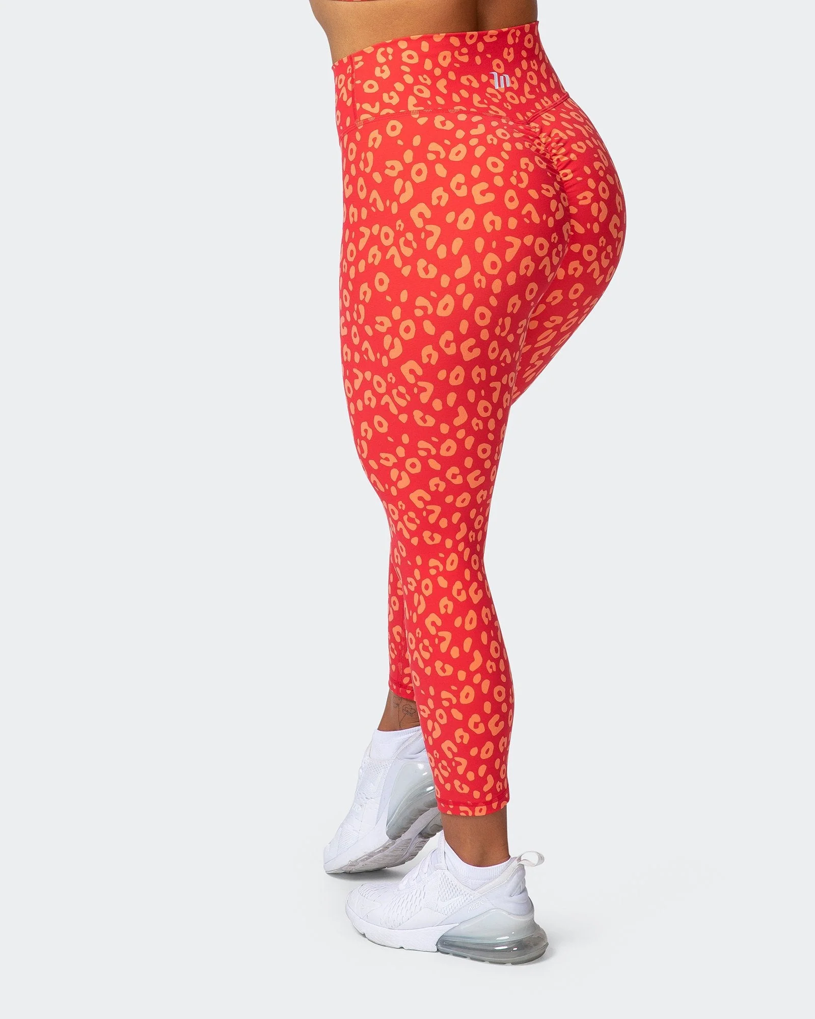 Signature Scrunch 7/8 Leggings - Vibrant Cheetah Print - Image 5