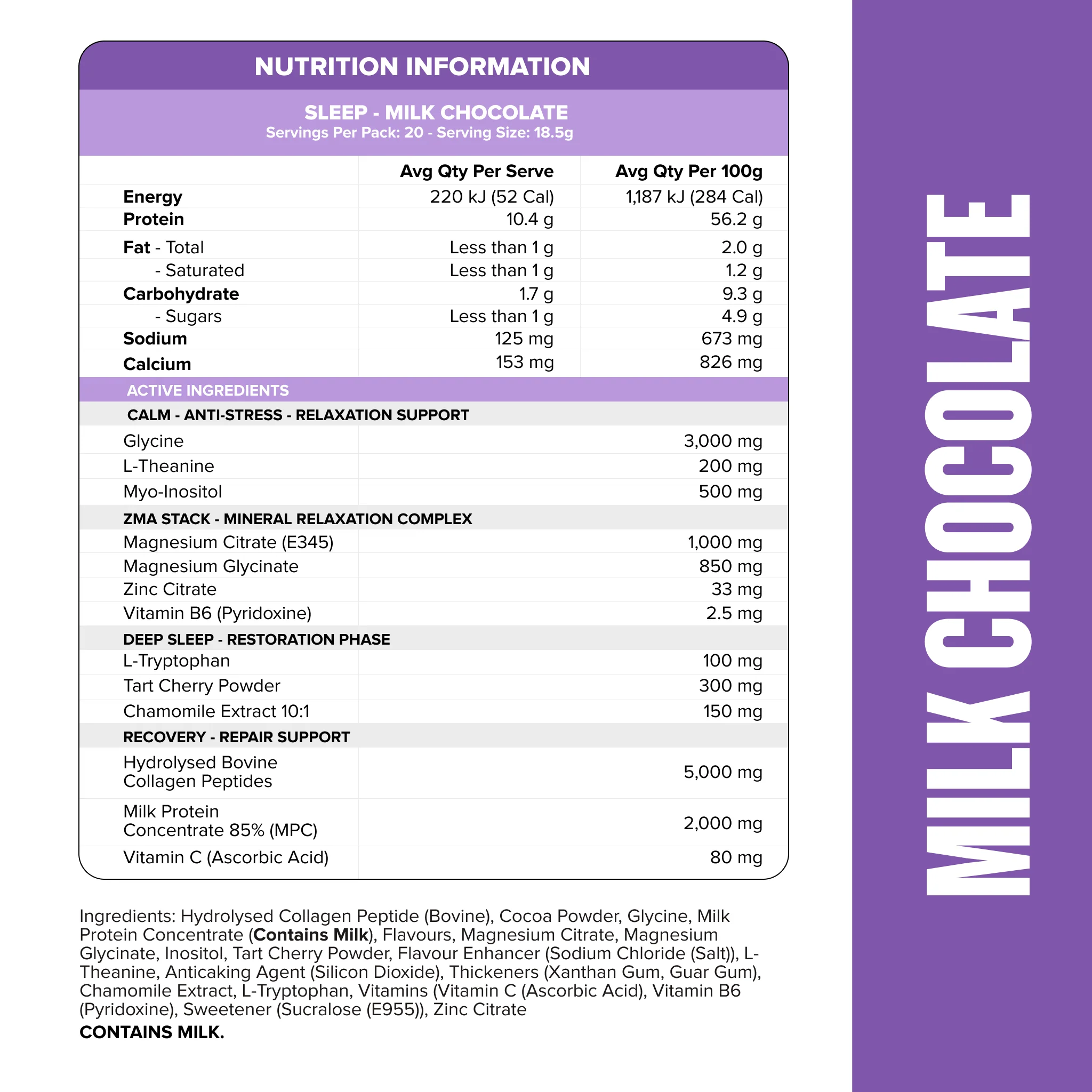 SLEEP - Milk Chocolate - Image 2