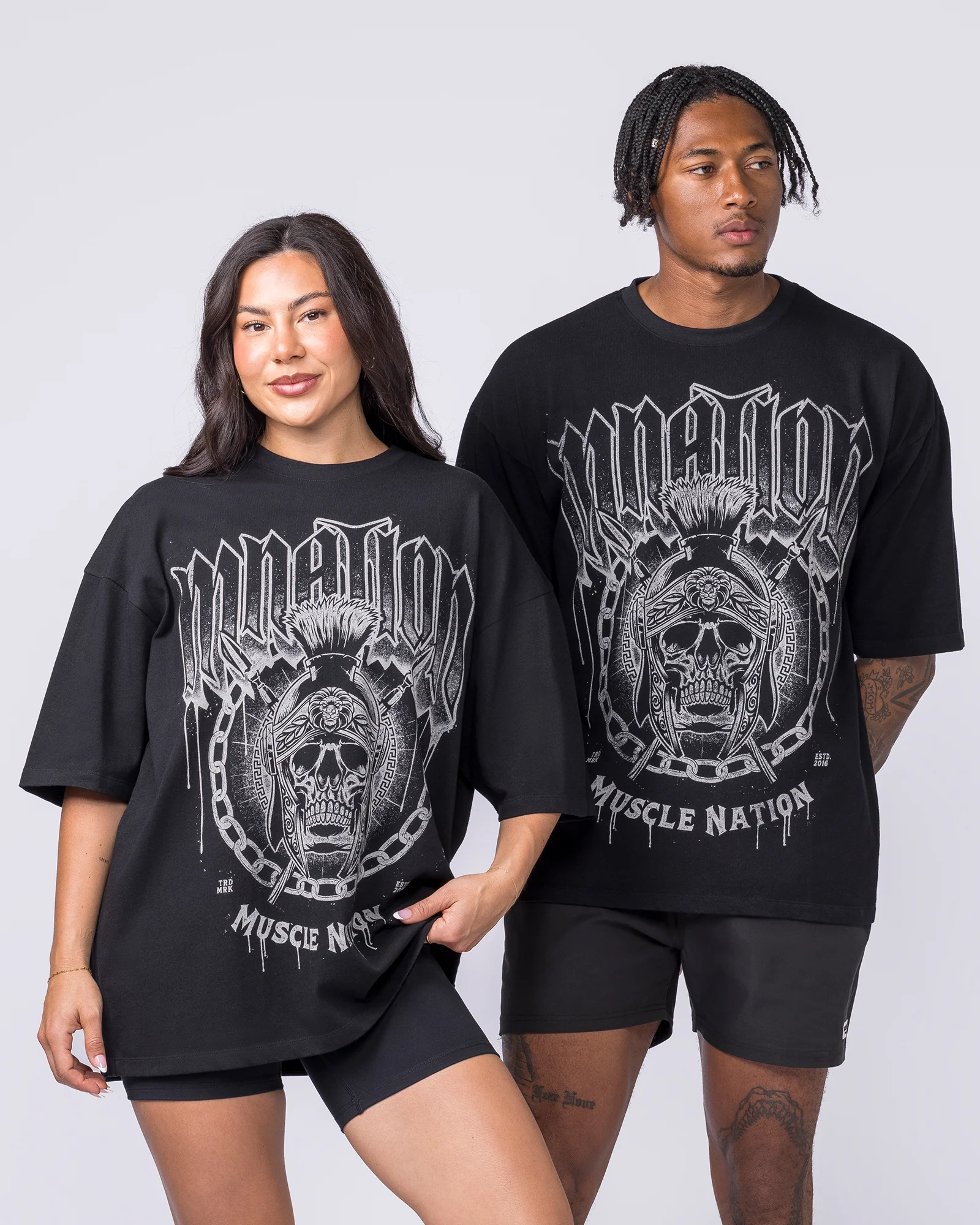 Spartan Oversized Tee - Black - Image 7