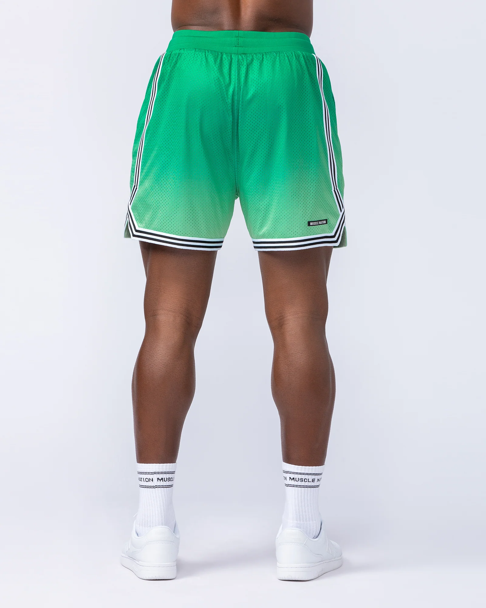 Stadium Basketball 5" Shorts - Clover Ombre Print - Image 4
