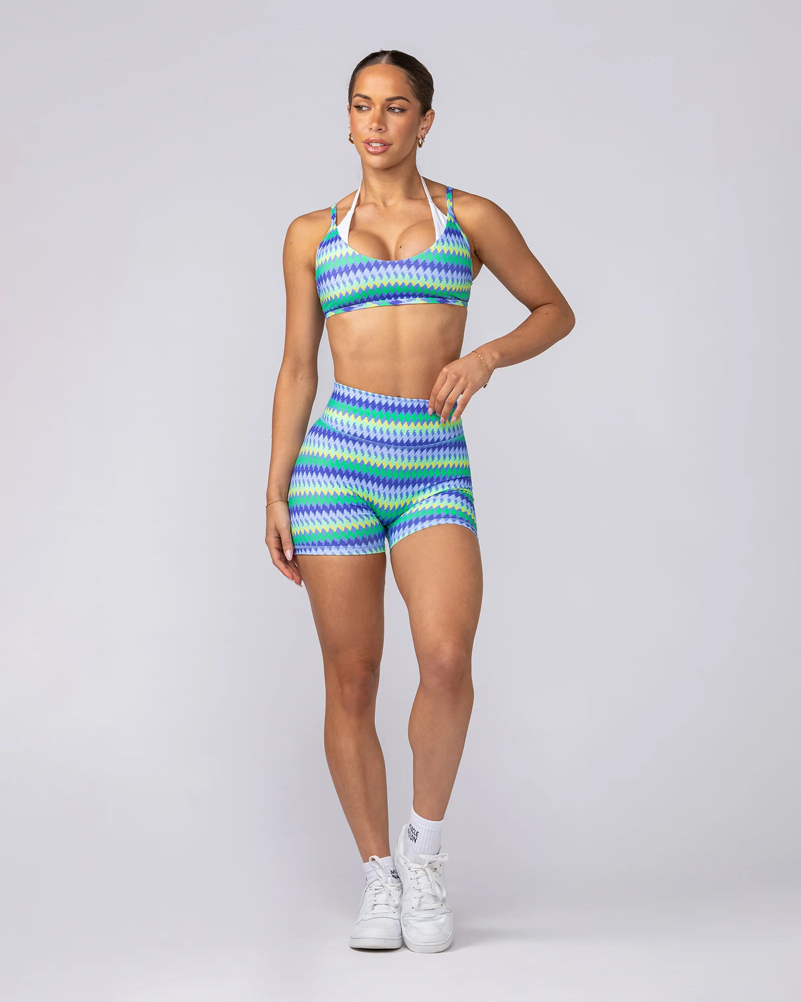 Stellar Bralette - Blue Fiesta Print - Image 5