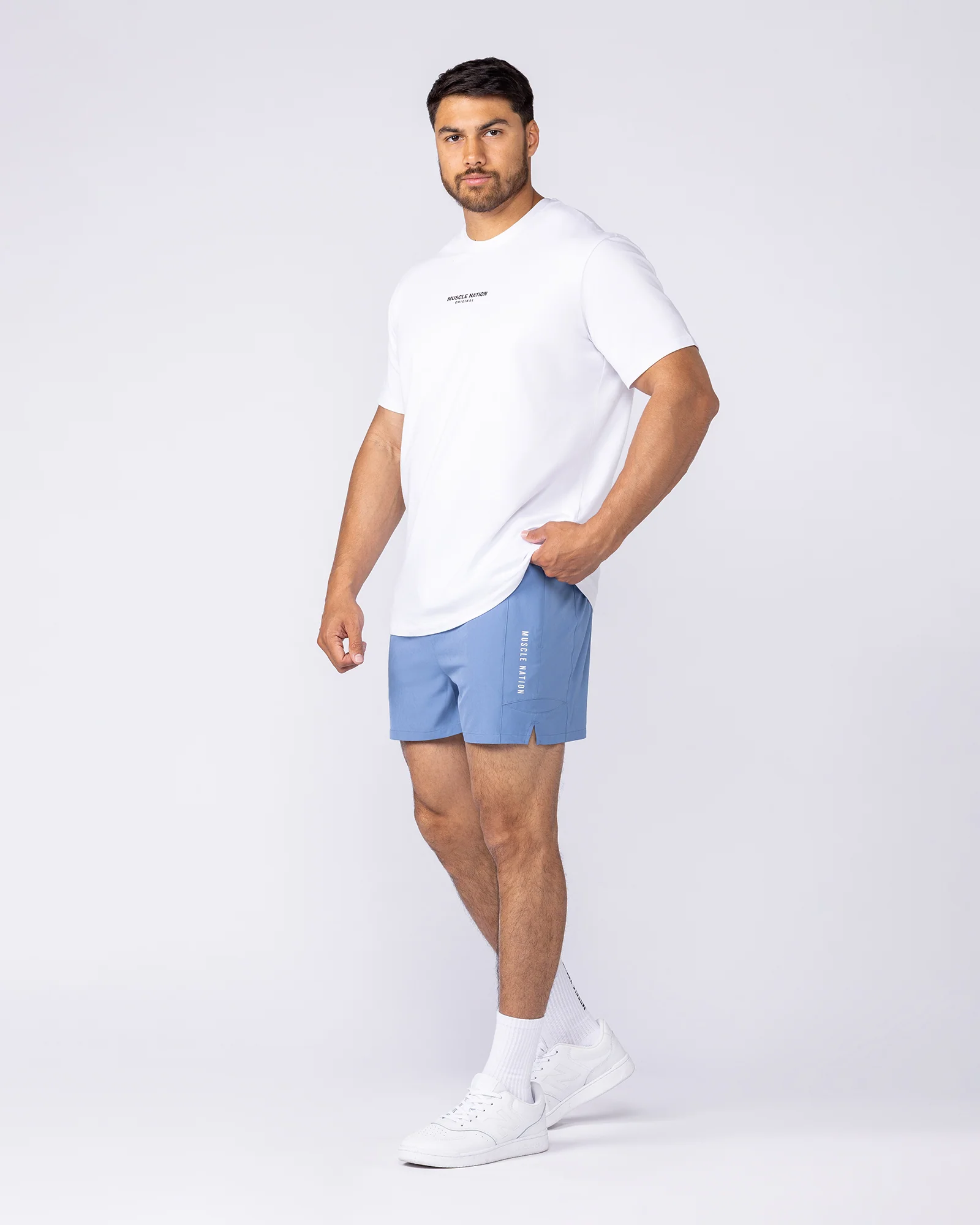 Streamline Training 3" Shorts - Pacific - Image 6