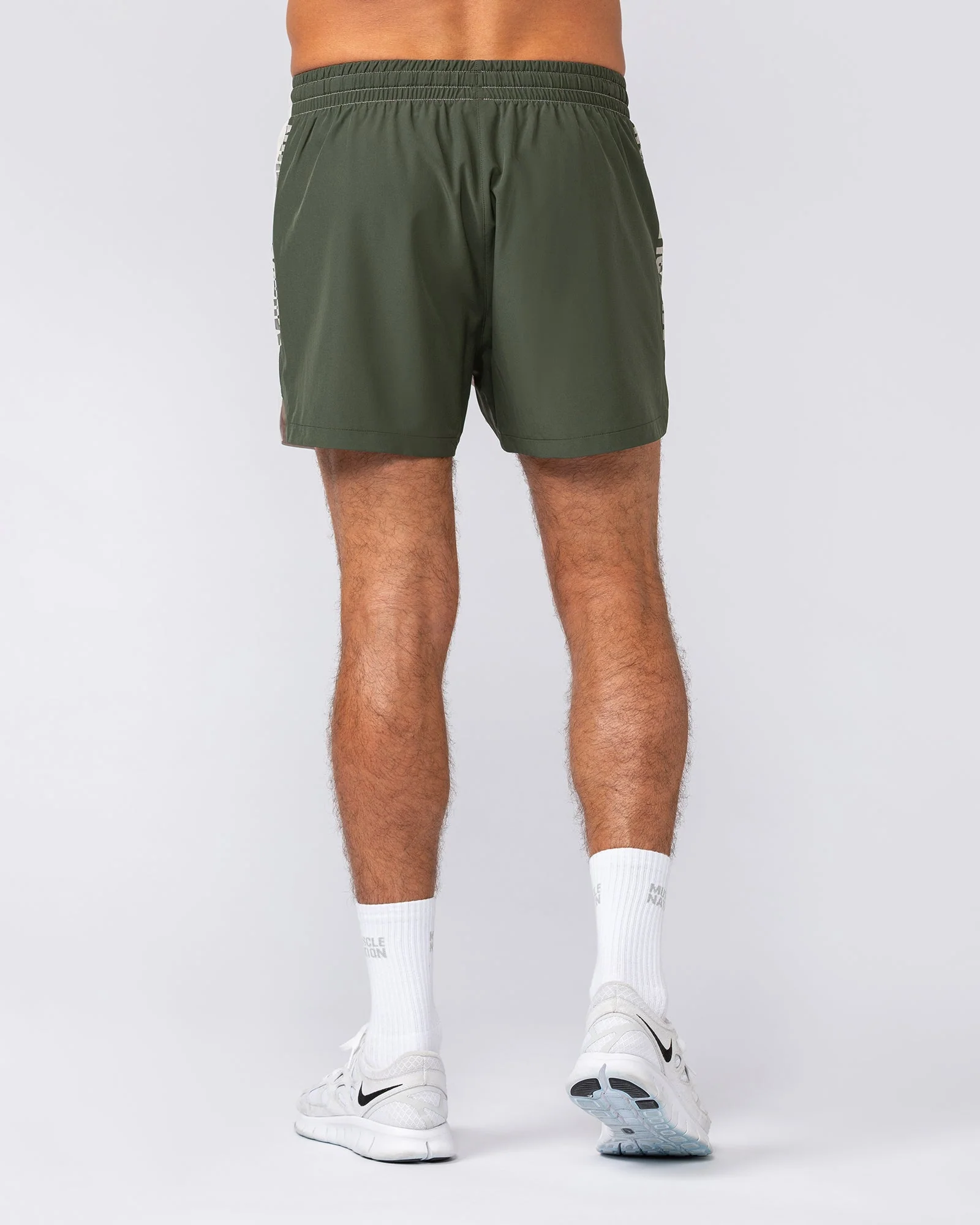 Stride 3.5" Shorts - Cream / Dark Khaki - Image 4