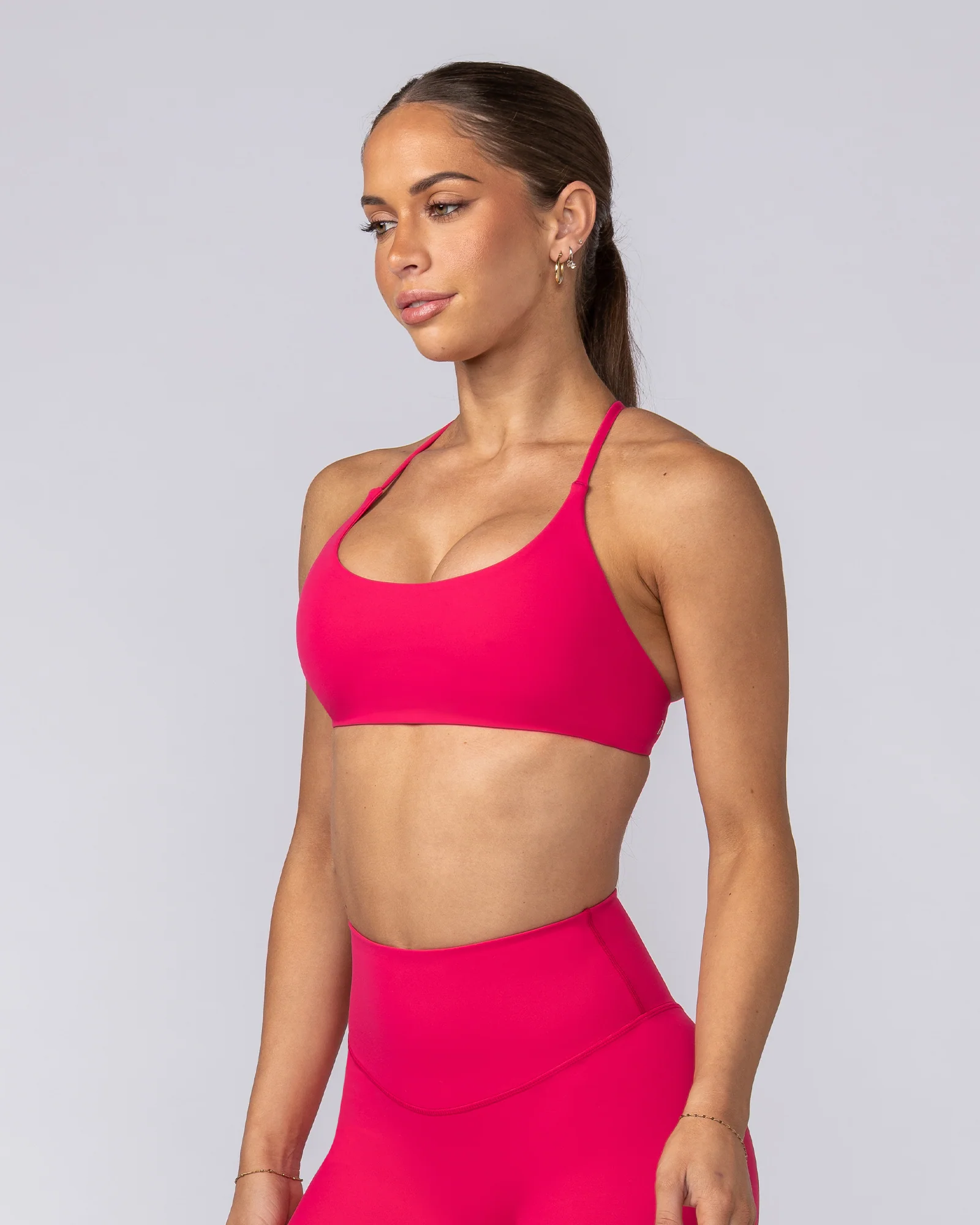 Strike Aura Bralette - Cherry Crimson - Image 3