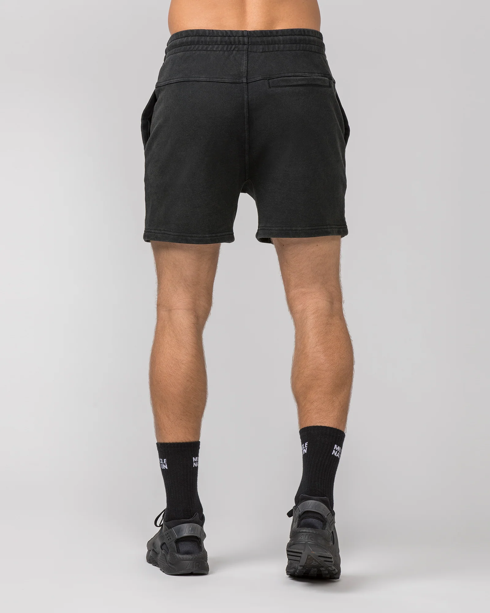 Sweat 5" Shorts - Washed Black - Image 5