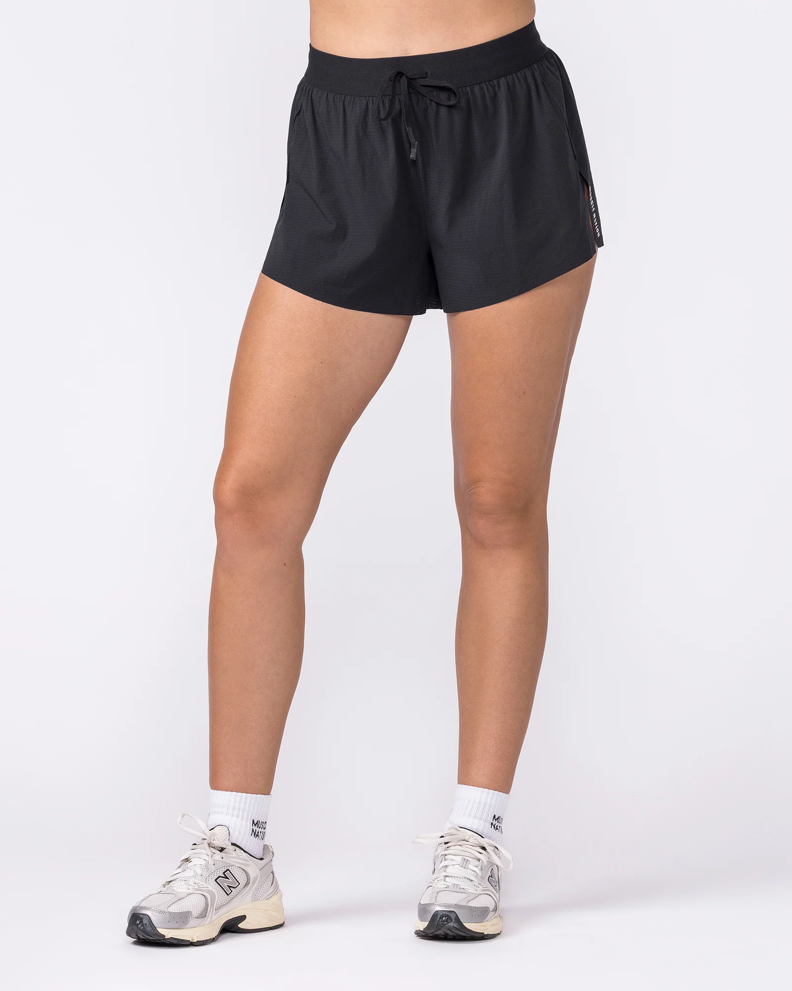 Tempo 3" Run Shorts - Black - Image 4