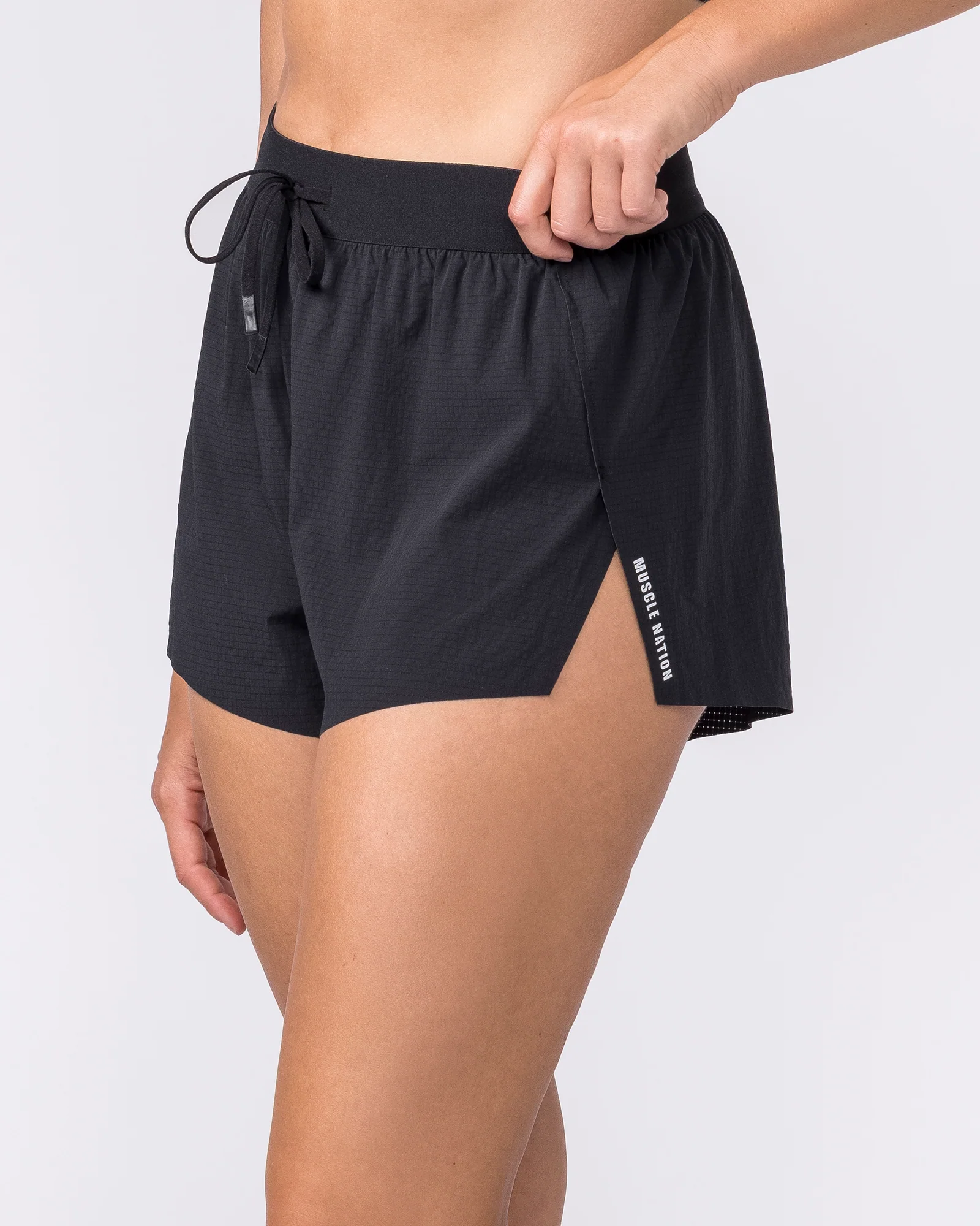 Tempo 3" Run Shorts - Black - Image 5