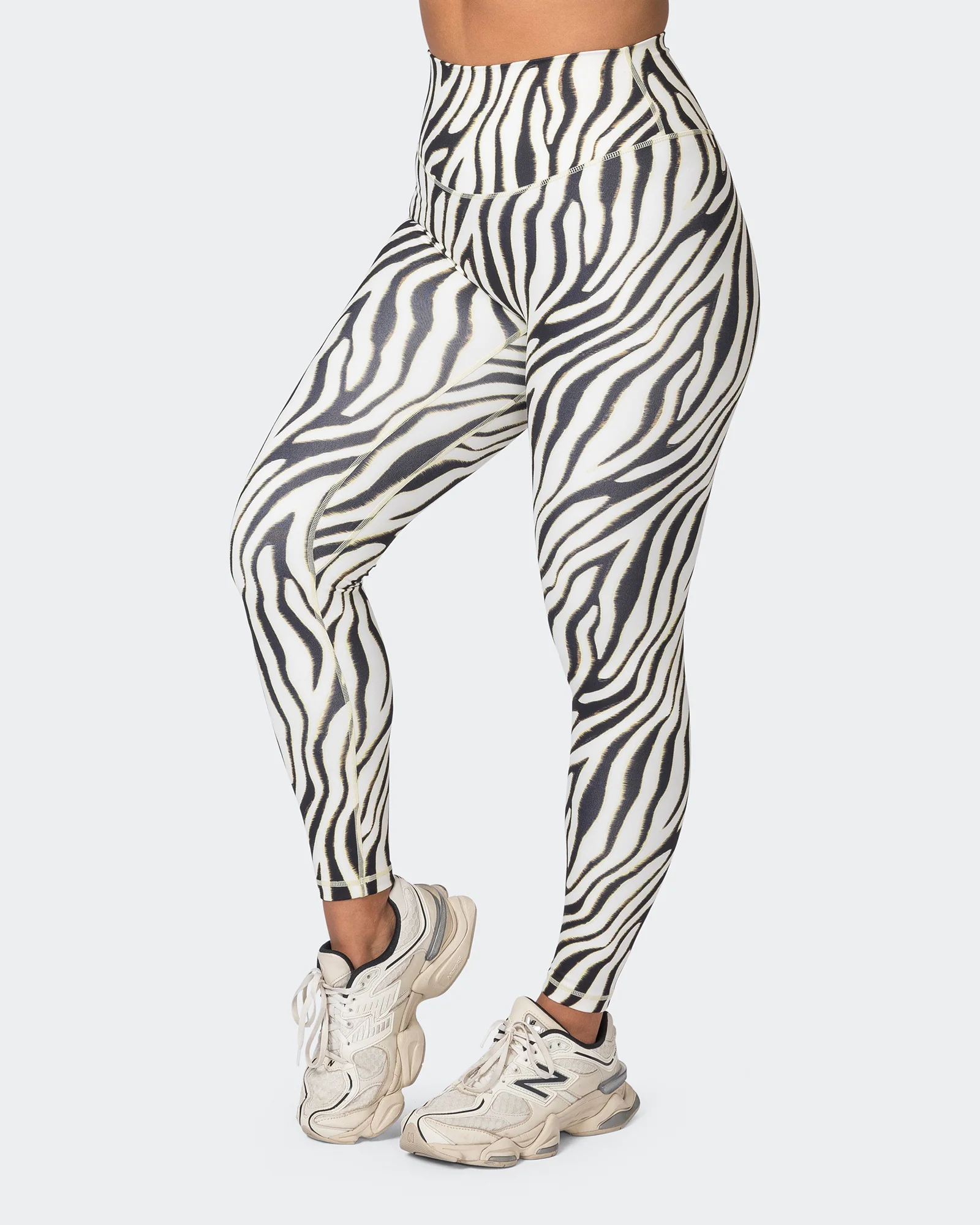 Ultra Everyday Ankle Length Leggings - Zebra Print - Image 4