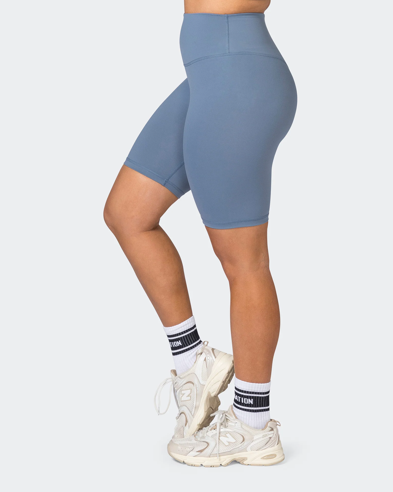 Ultra Signature Referee Length Shorts - Stone Blue - Image 4
