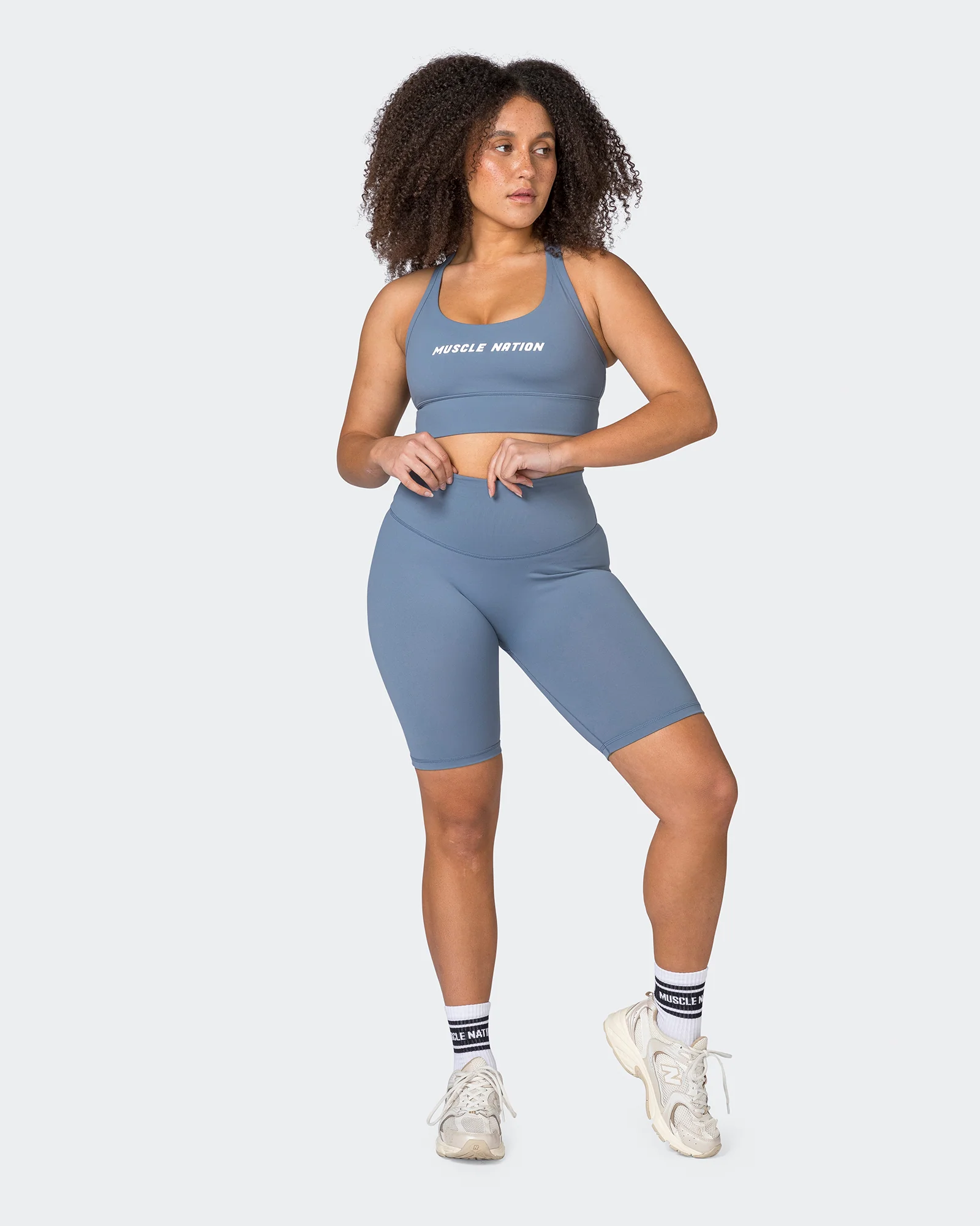 Ultra Signature Referee Length Shorts - Stone Blue - Image 7