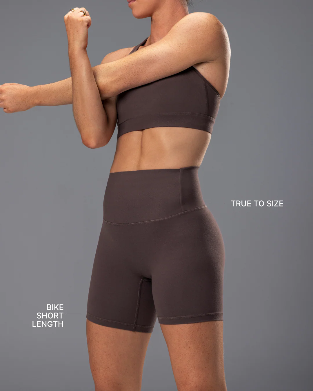 Unrivalled Bare Bike Shorts - Cola - Image 4