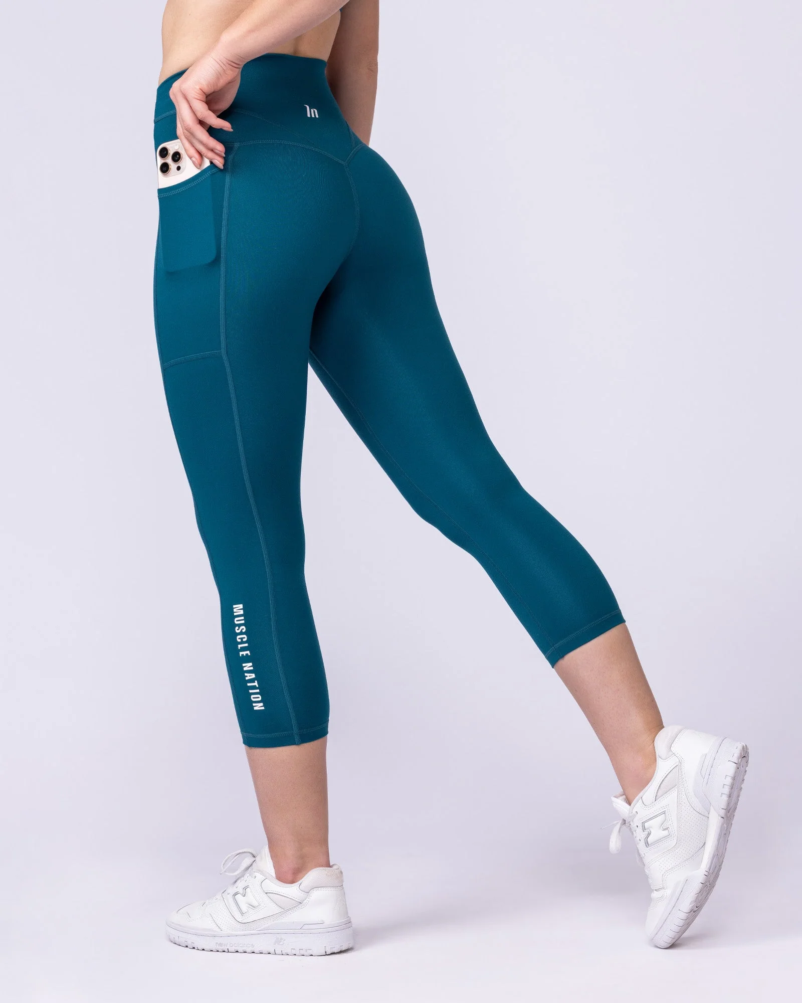 Unrivalled Everyday Pocket 7/8 Leggings - Dark Marine - Image 4
