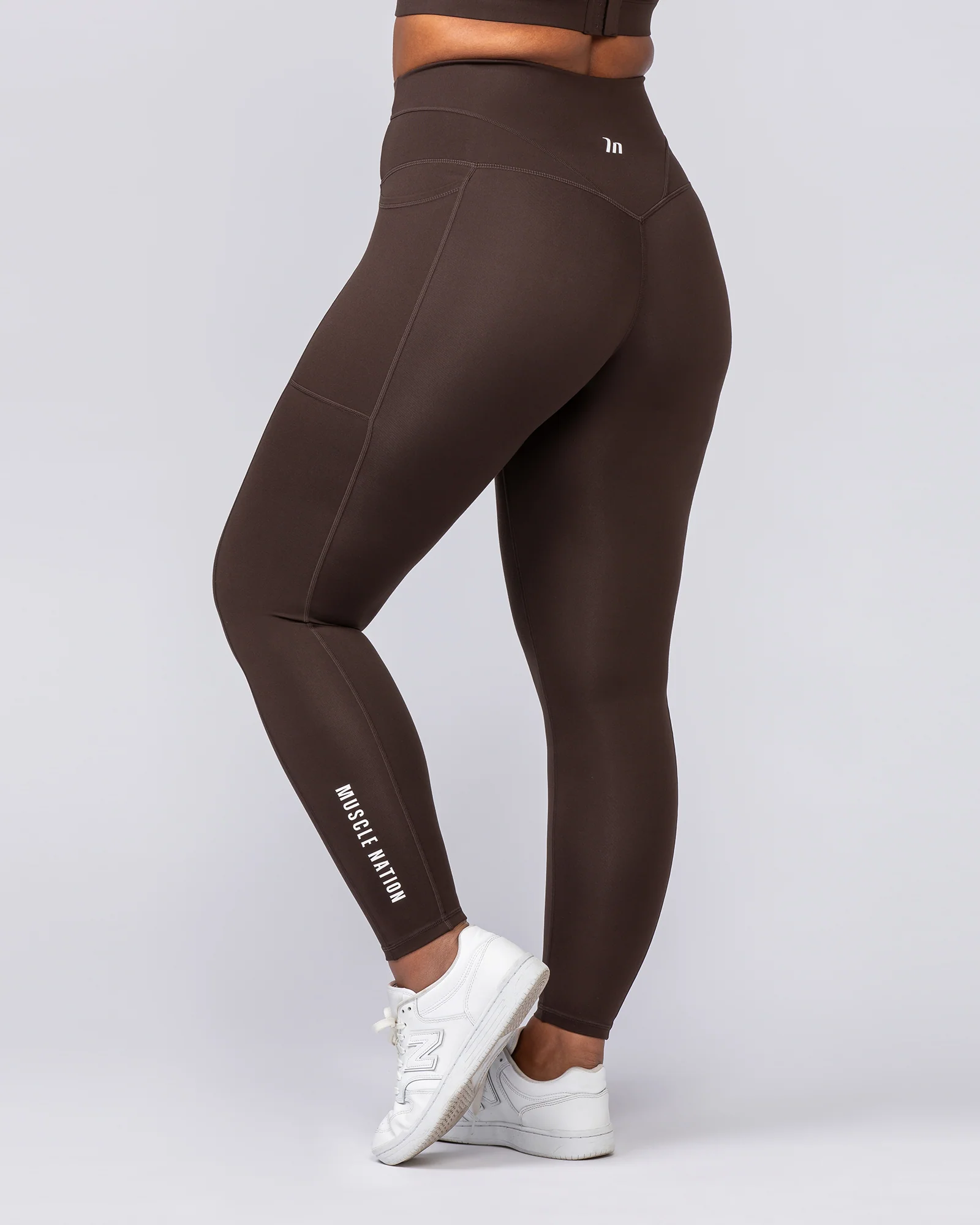 Unrivalled Everyday Pocket Ankle Leggings - Cocoa - Image 6