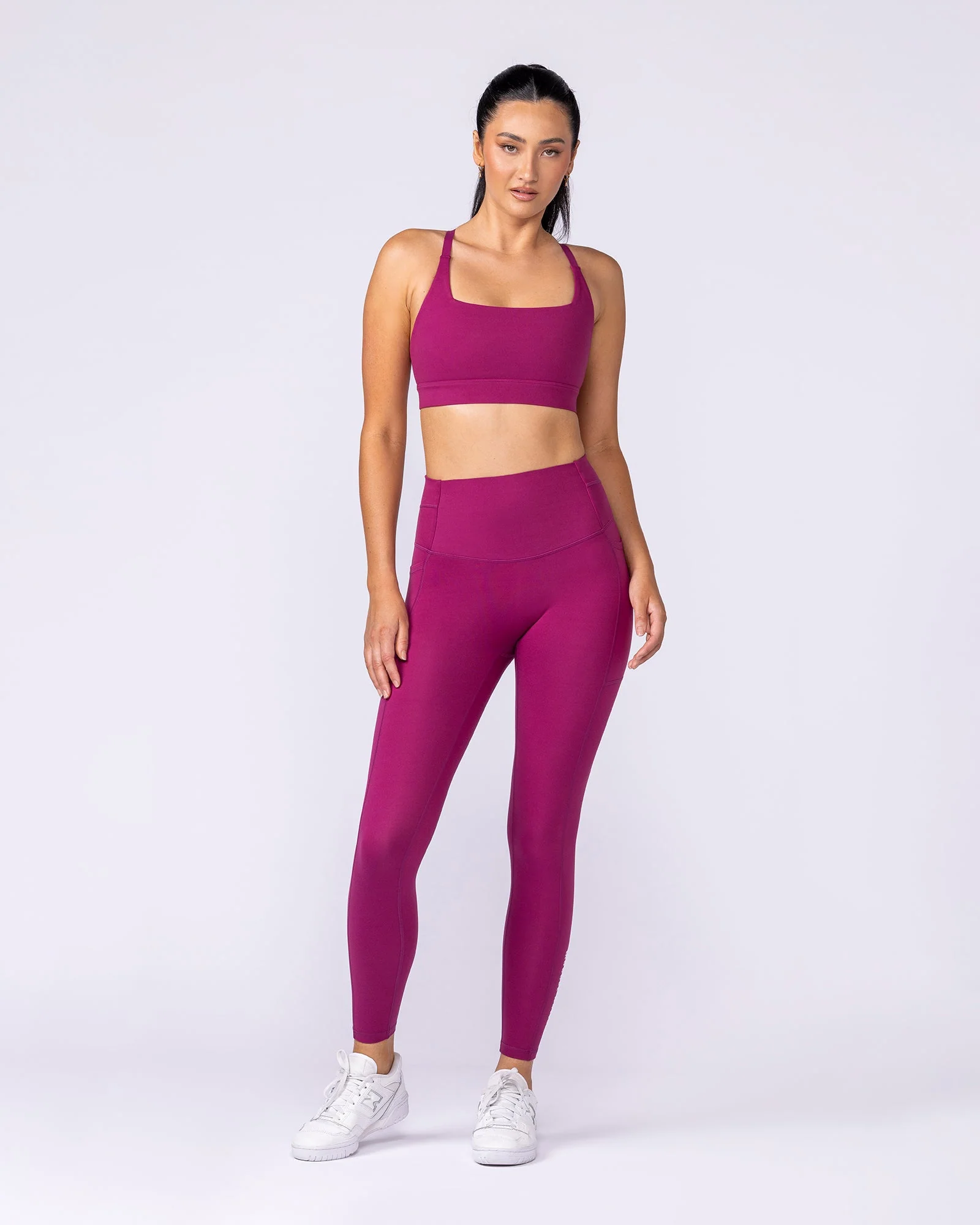 Unrivalled Everyday Pocket Ankle Leggings - Raspberry Quartz - Image 7