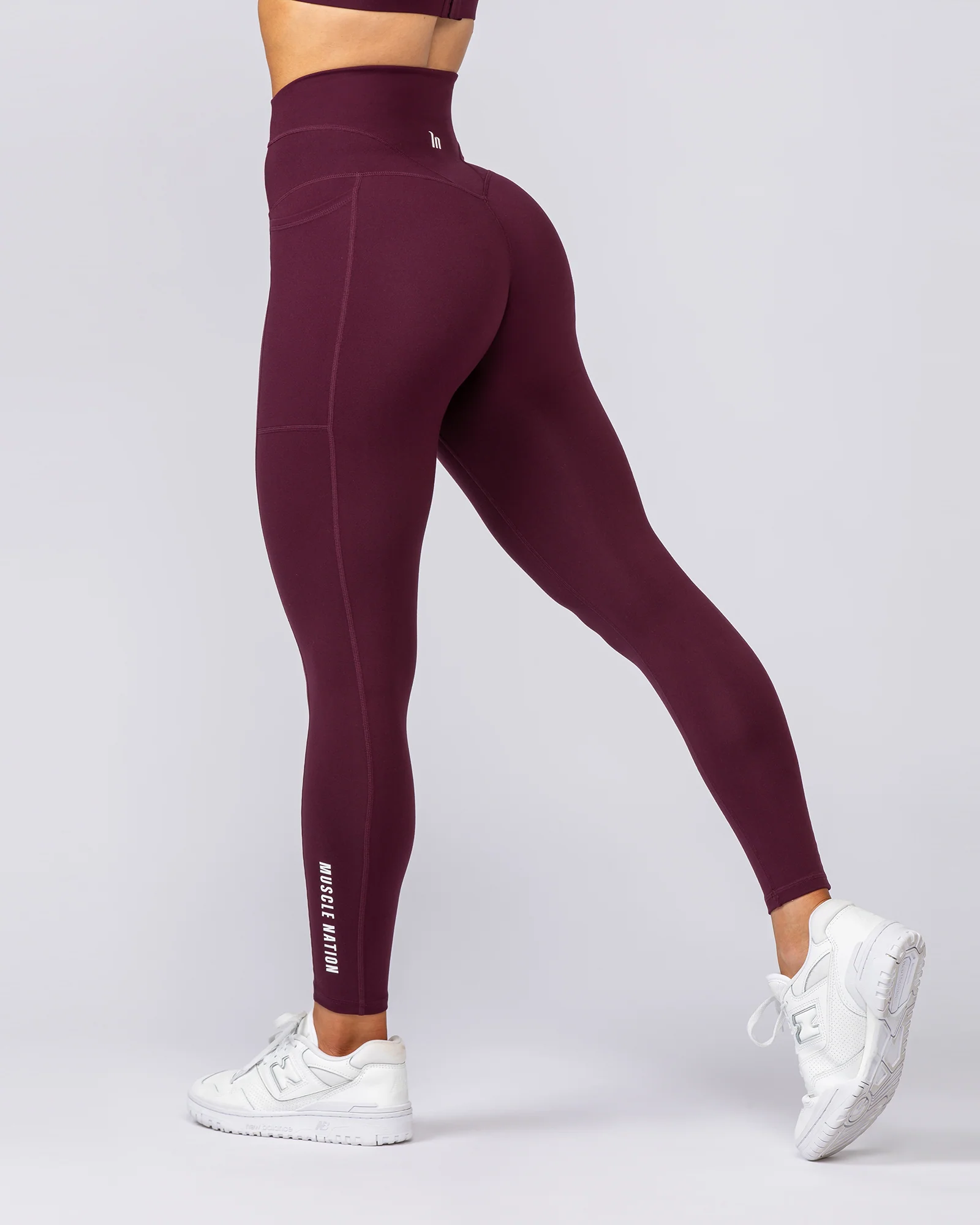 Unrivalled Everyday Pocket Ankle Leggings - Sangria - Image 9