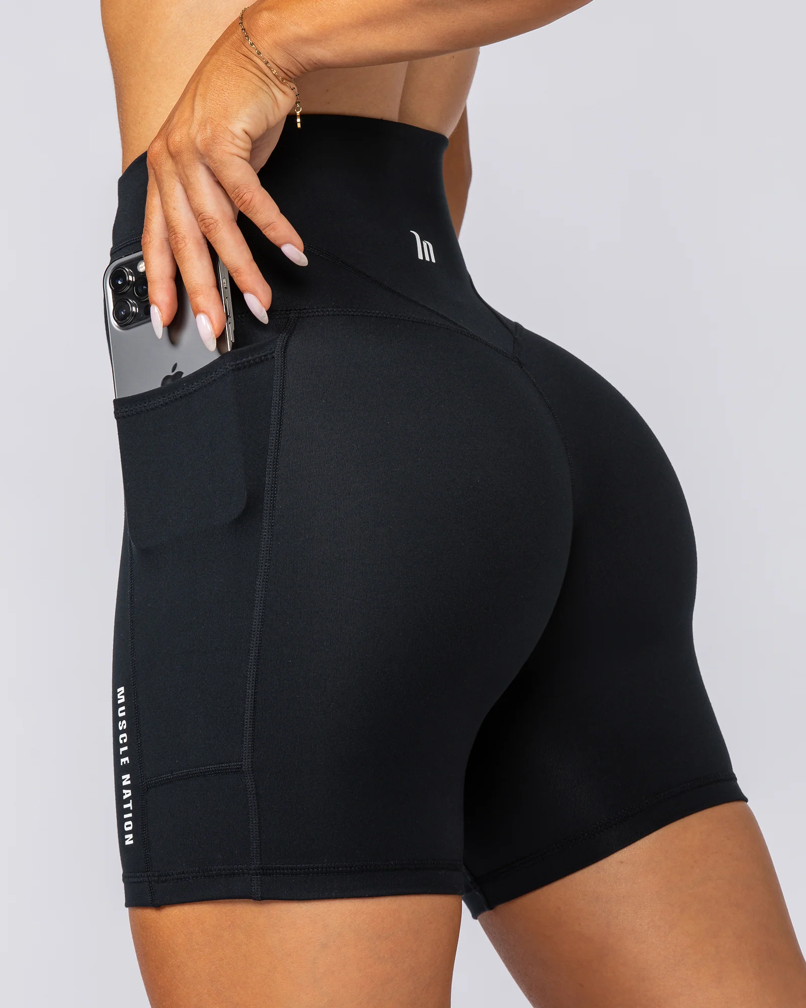 Unrivalled Everyday Pocket Bike Shorts - Black - Image 5