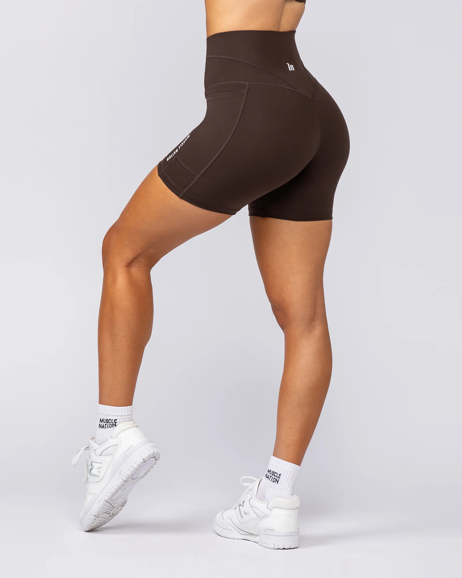 Unrivalled Everyday Pocket Bike Shorts - Cocoa - Image 10