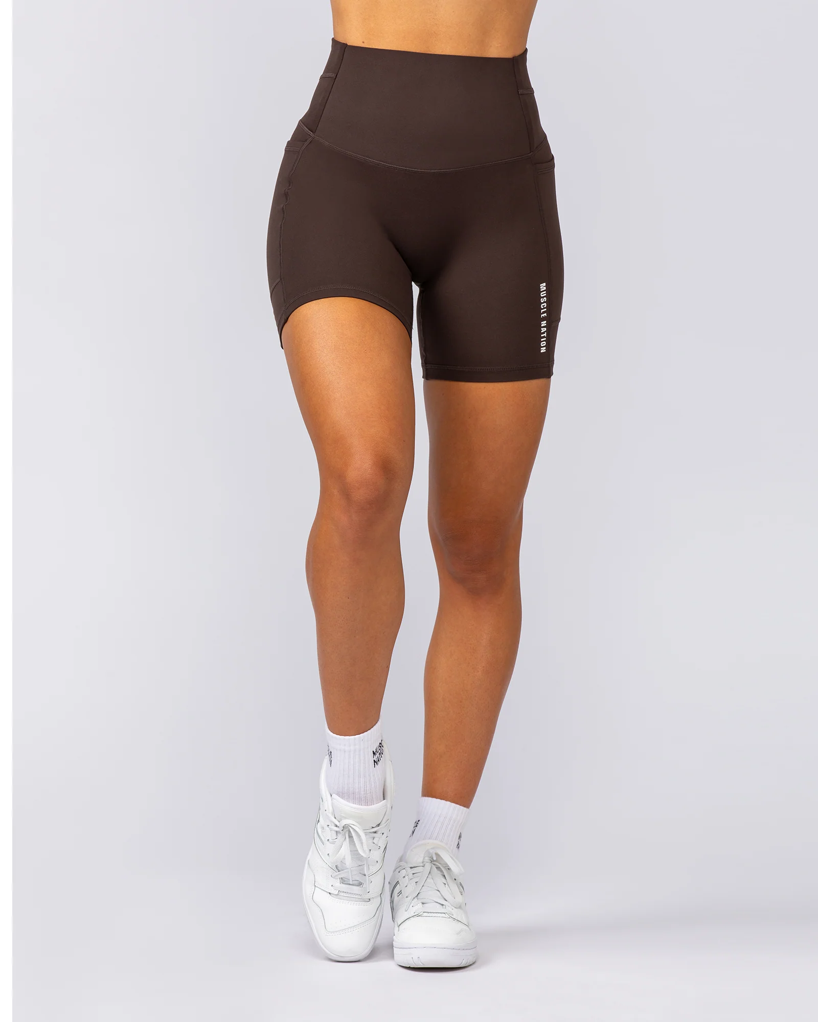 Unrivalled Everyday Pocket Bike Shorts - Cocoa - Image 7