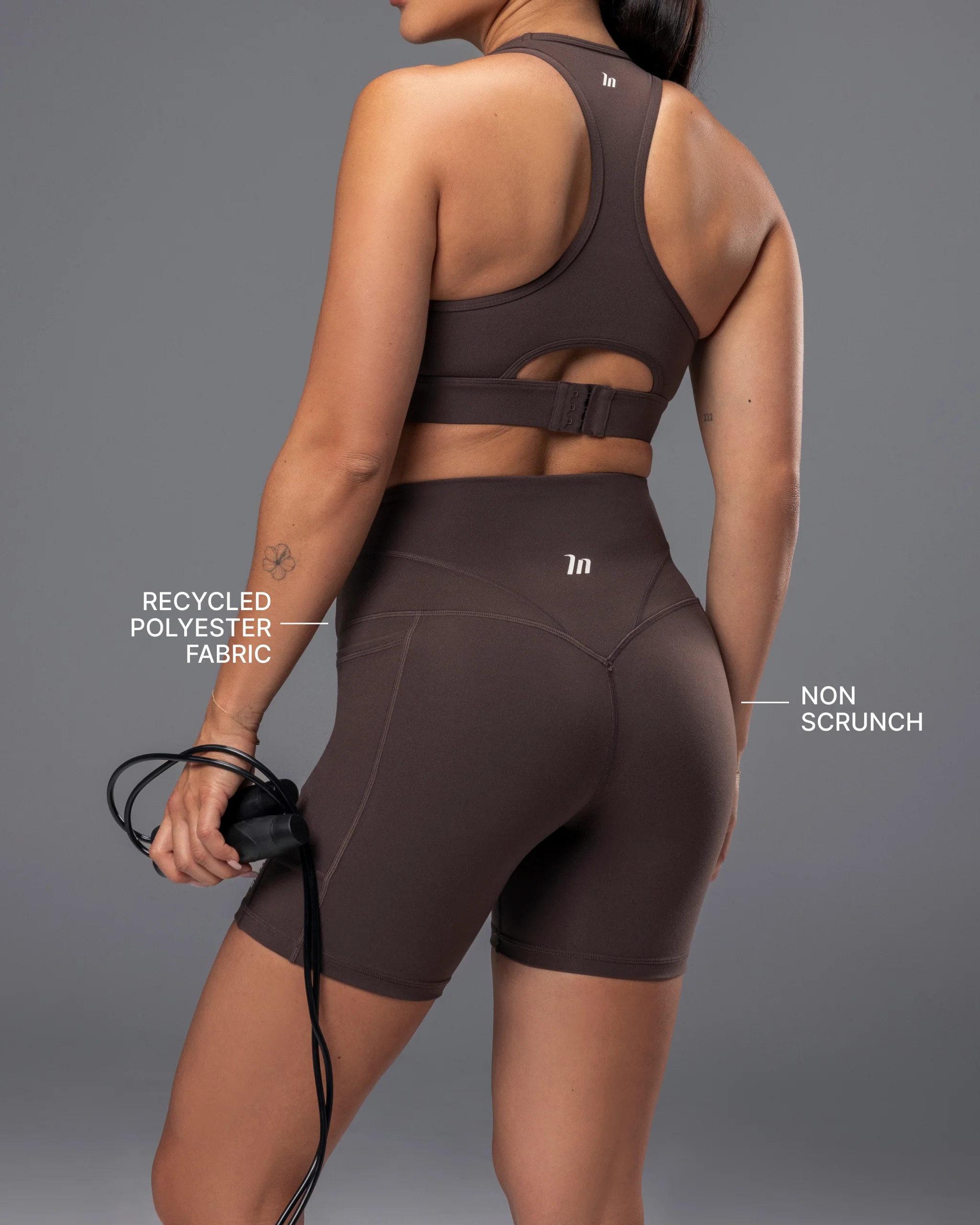 Unrivalled Everyday Pocket Bike Shorts - Cola - Image 3