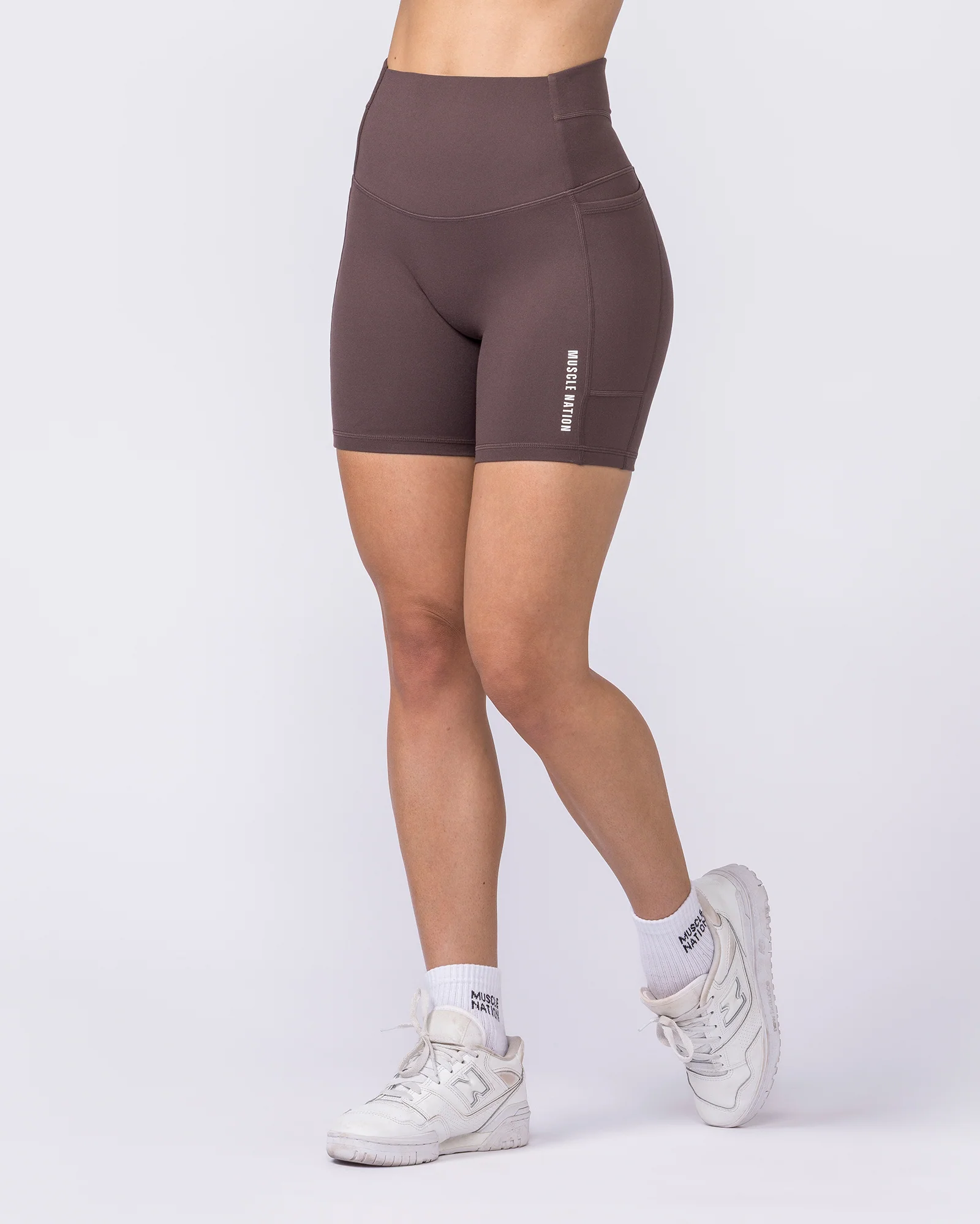 Unrivalled Everyday Pocket Bike Shorts - Cola - Image 8