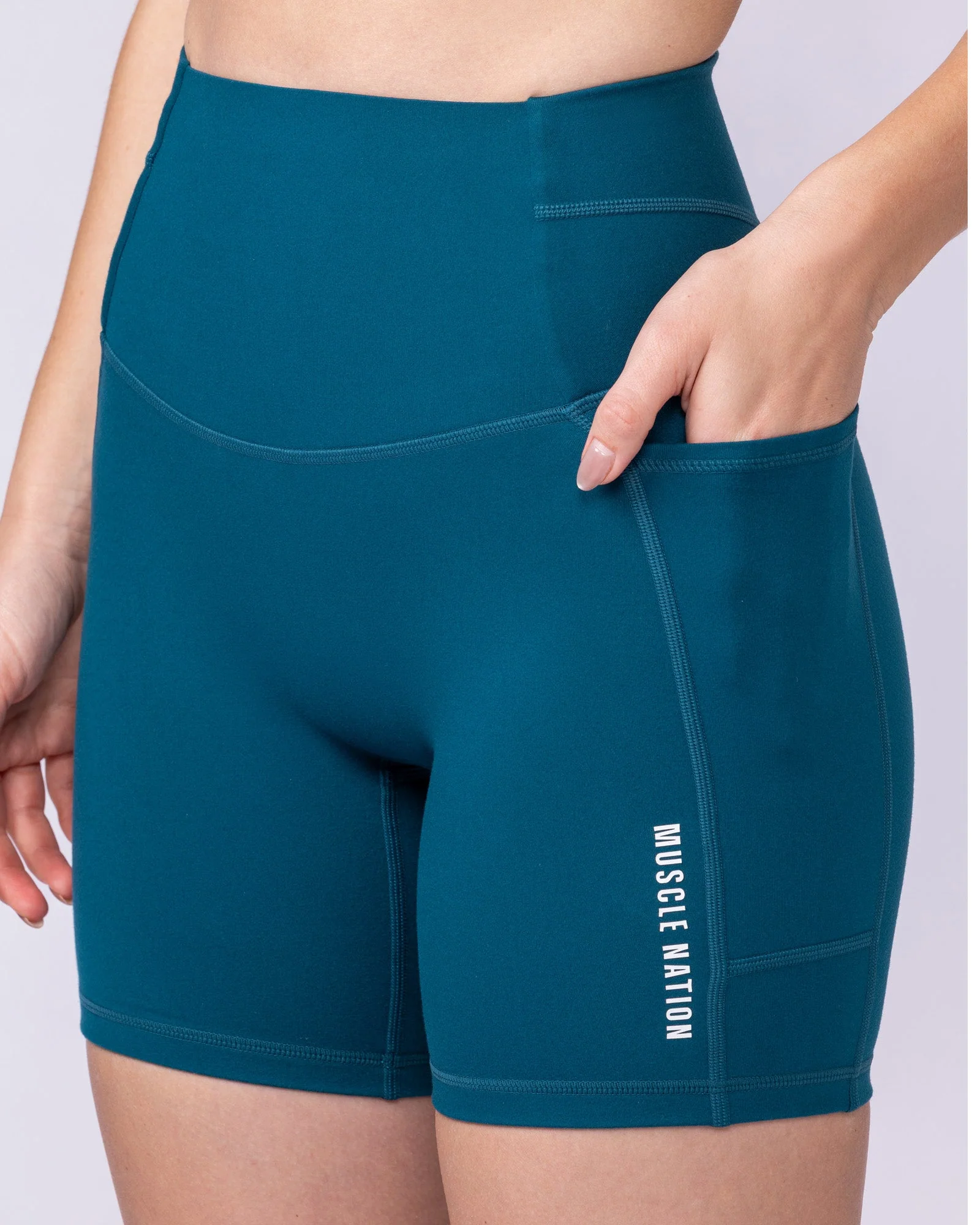 Unrivalled Everyday Pocket Bike Shorts - Dark Marine - Image 2
