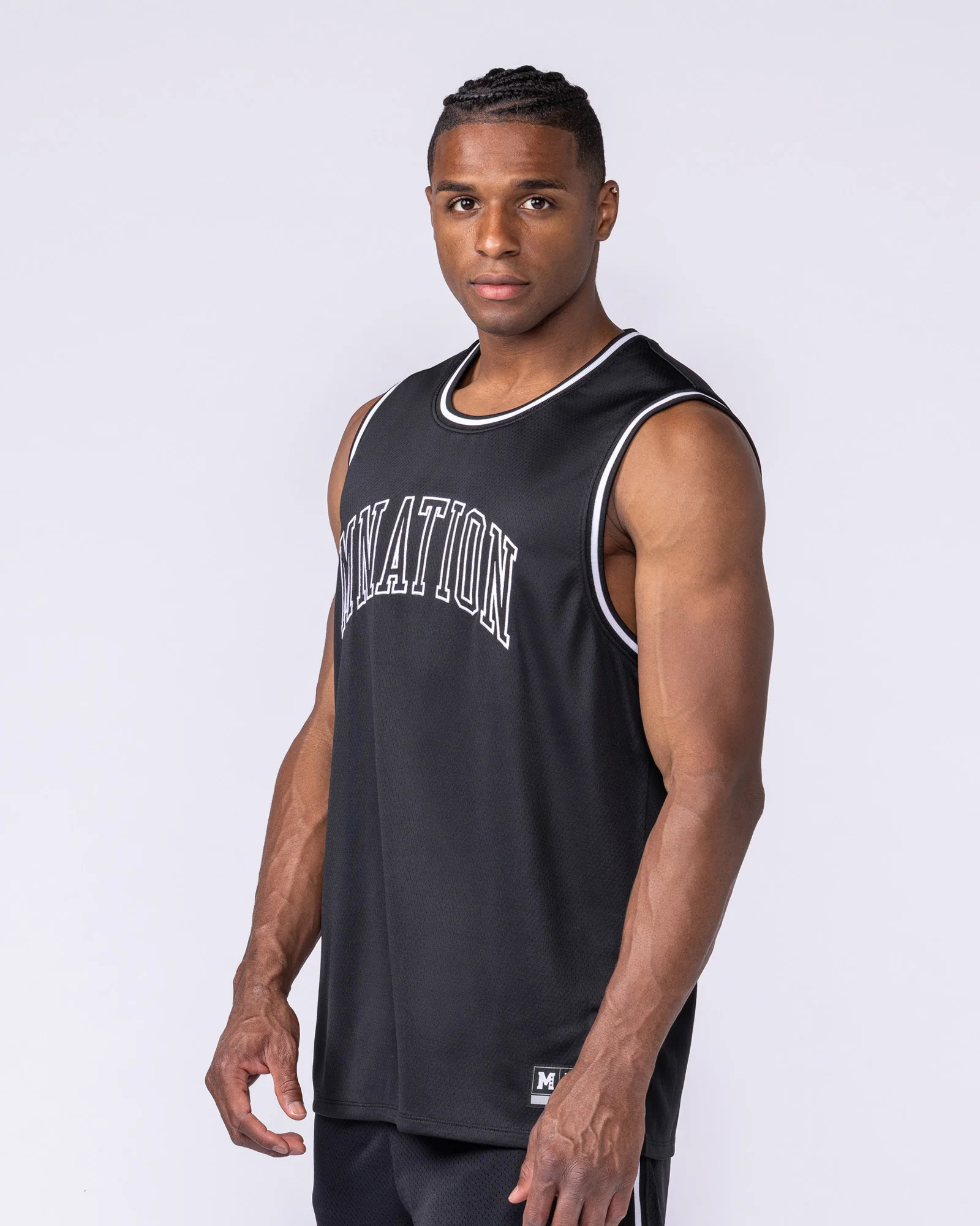 Varsity Basketball Jersey - Black - Image 3