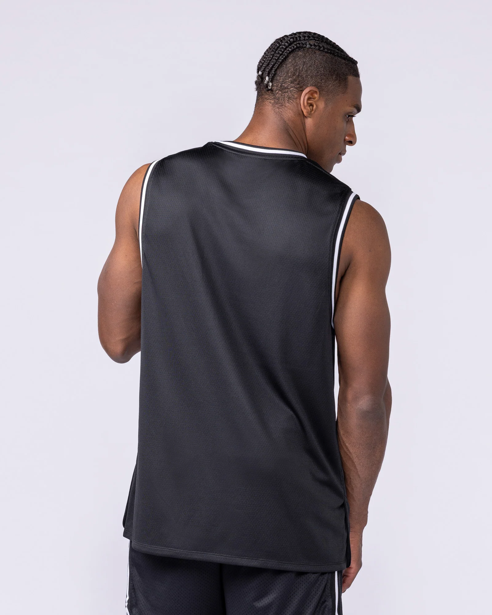Varsity Basketball Jersey - Black - Image 4