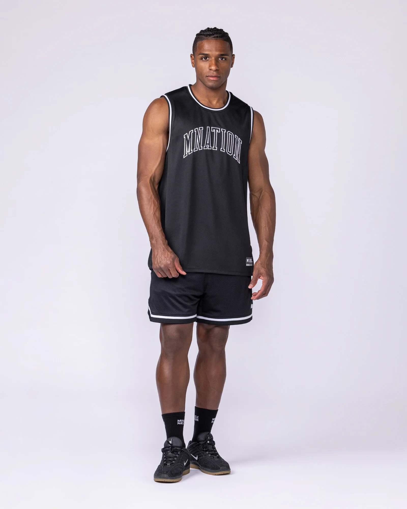 Varsity Basketball Jersey - Black - Image 5