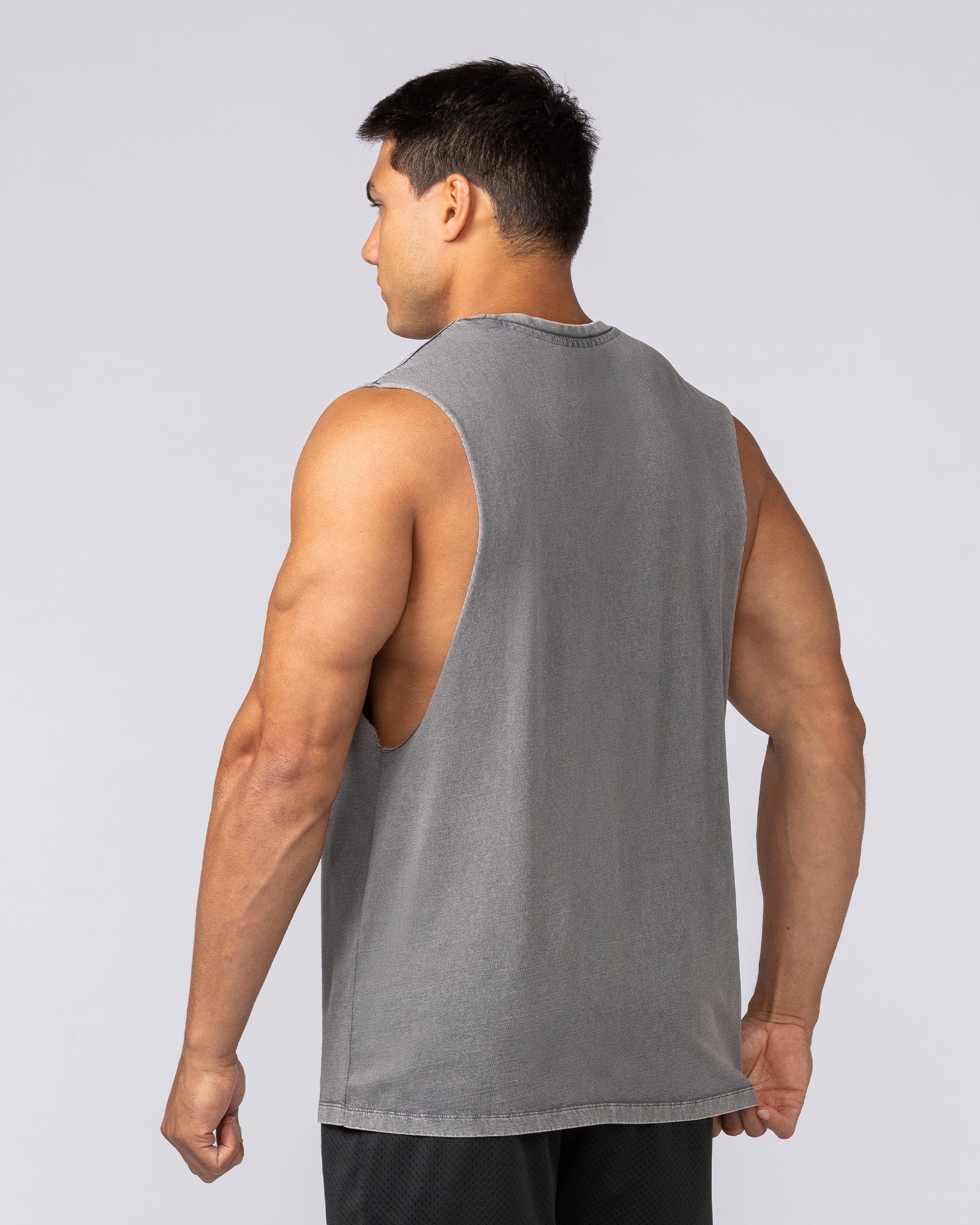 Varsity Training Drop Arm Vintage Tank - Washed Tornado - Image 3